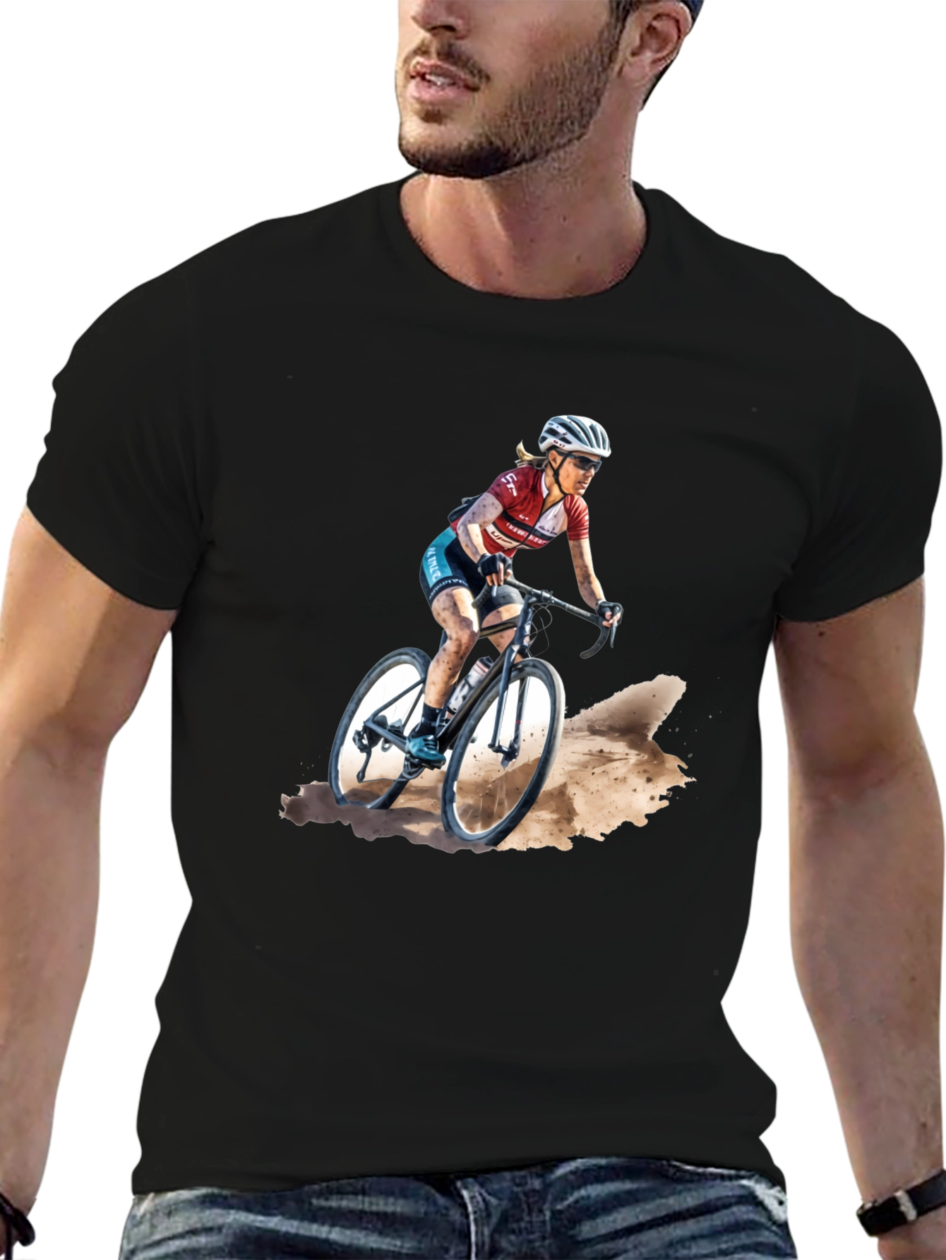 Cyclocross Rider Graphic T-Shirt