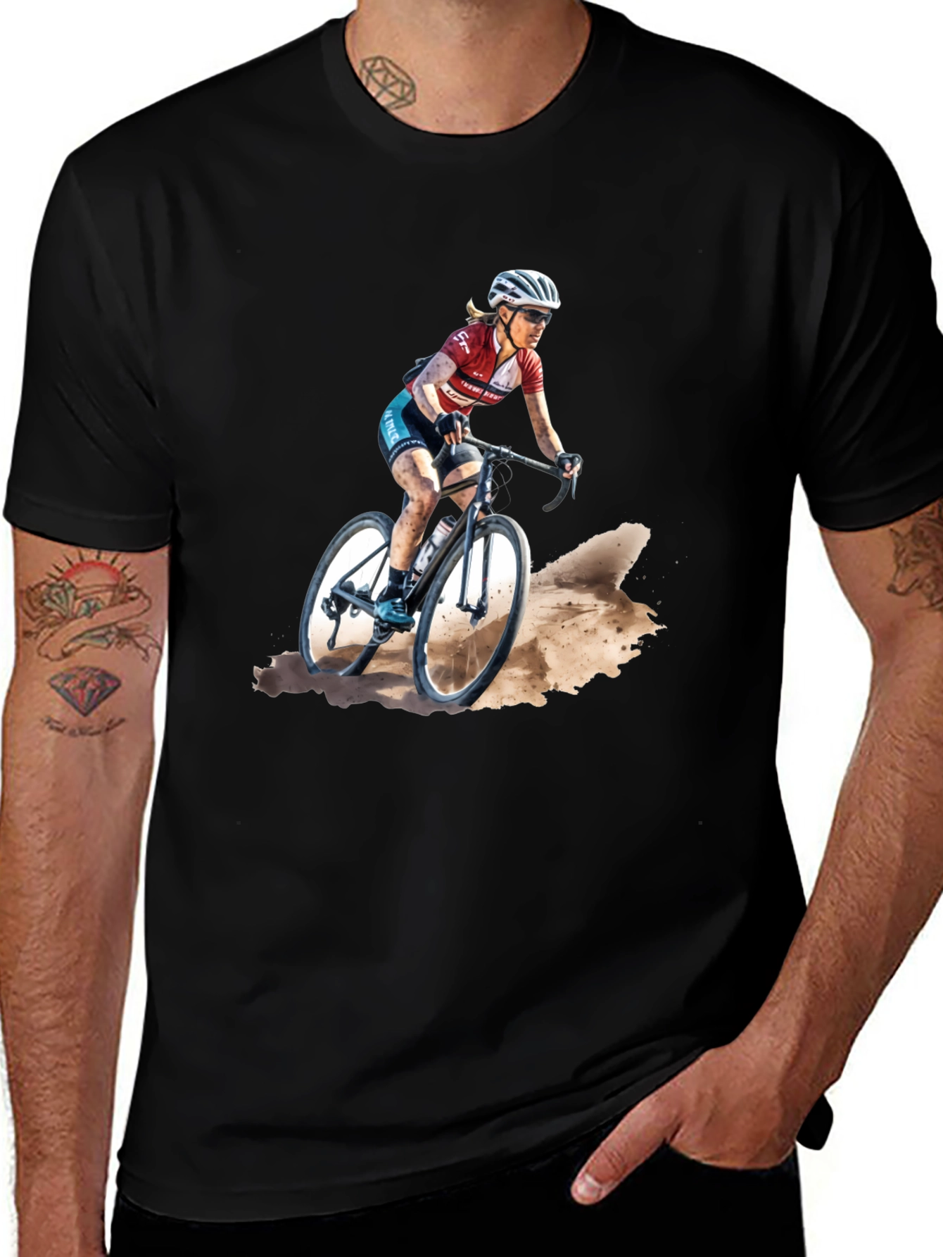 Cyclocross Rider Graphic T-Shirt