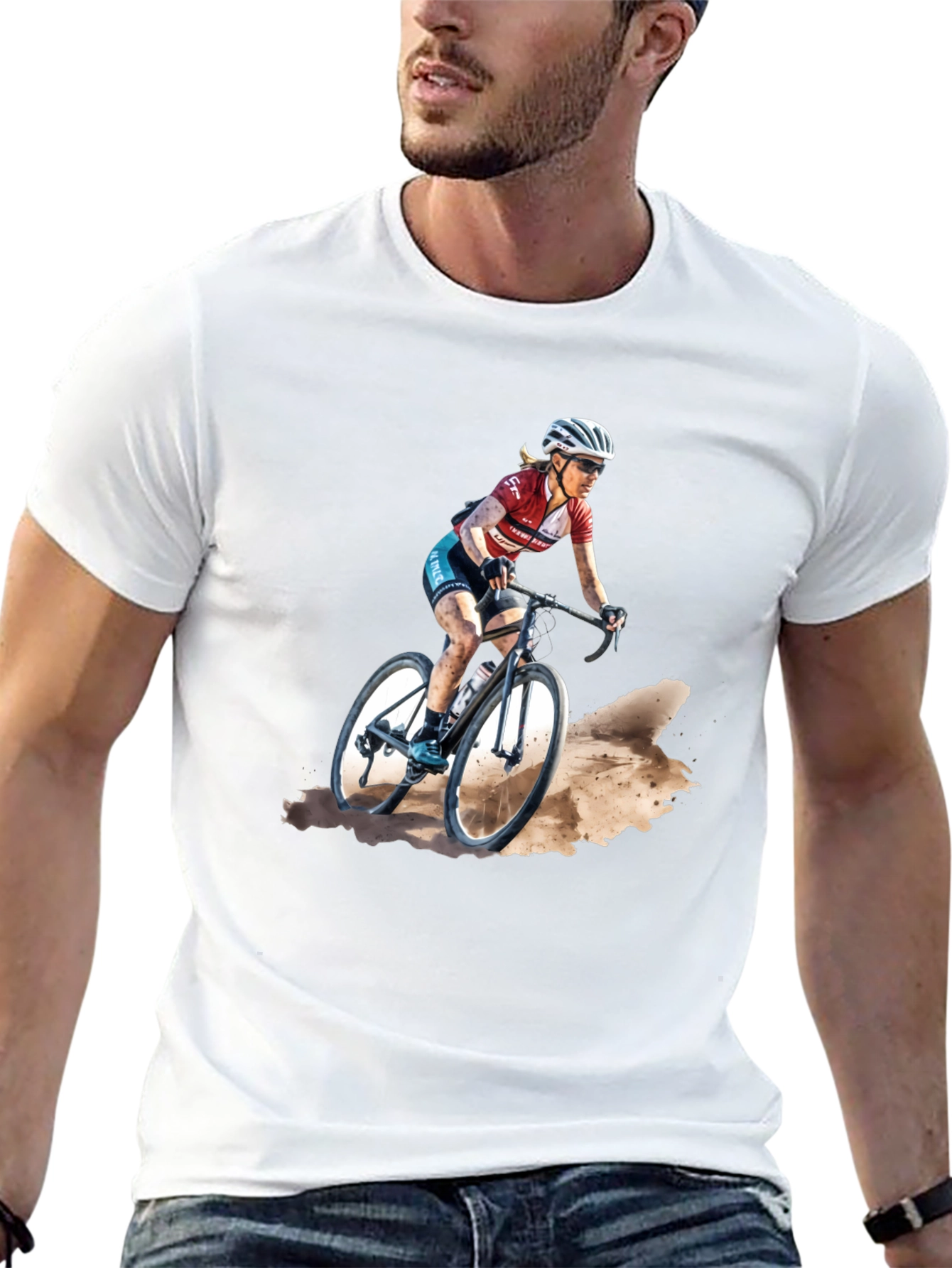 Cyclocross Rider Graphic T-Shirt