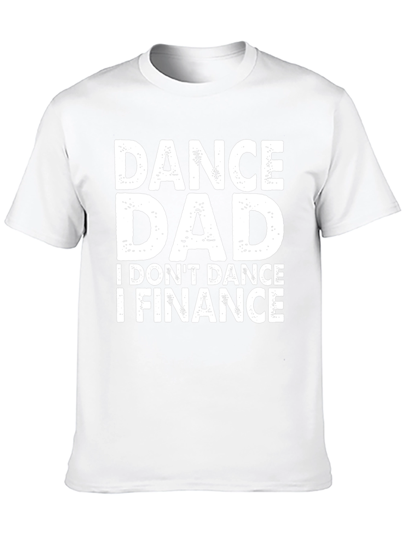 Dance Dad Finance Graphic Tee - Black Cotton T-Shirt