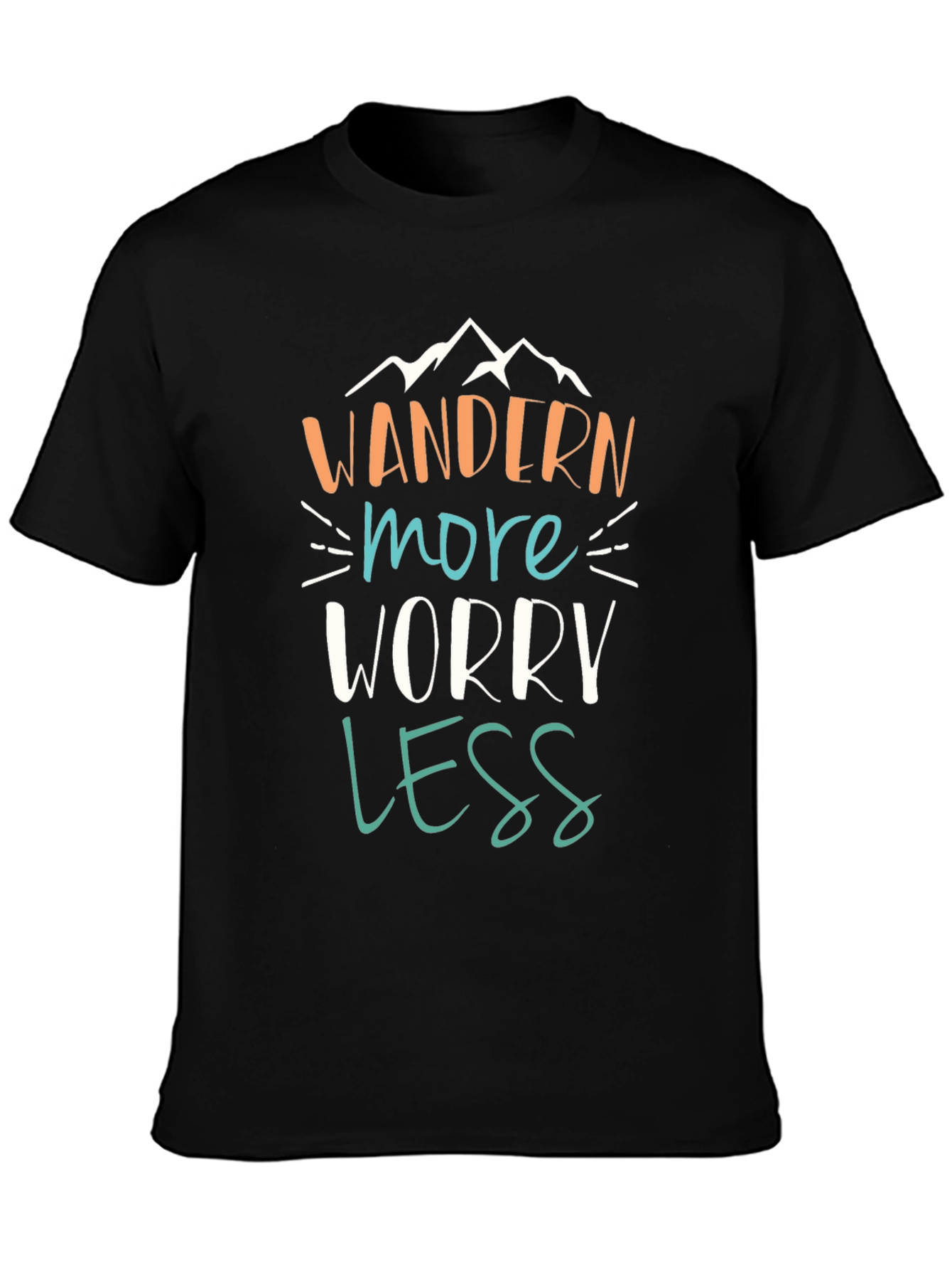 Wandern More Worry Less Graphic Tee