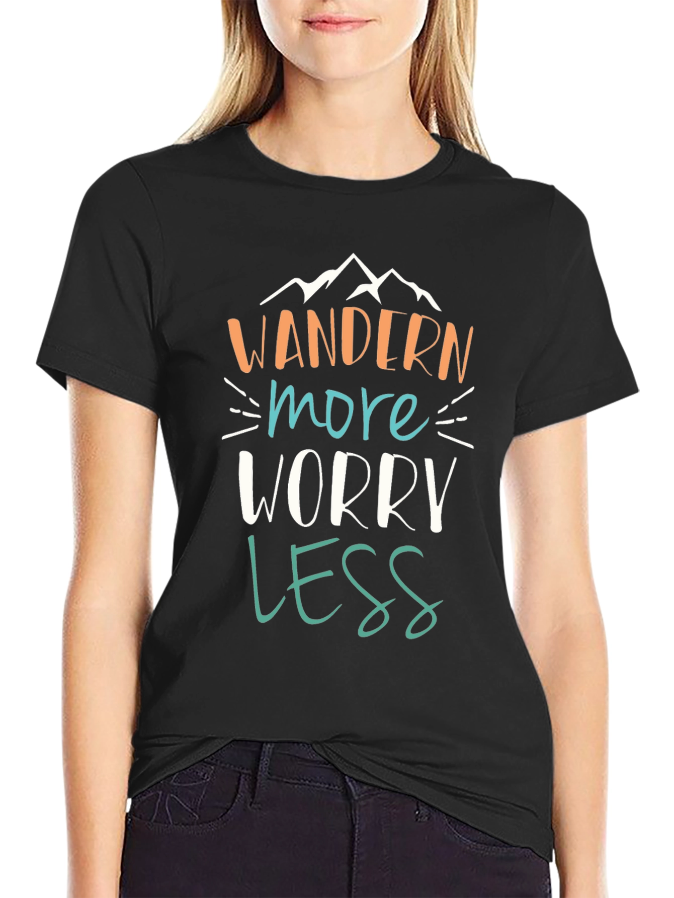 Wandern More Worry Less Graphic Tee