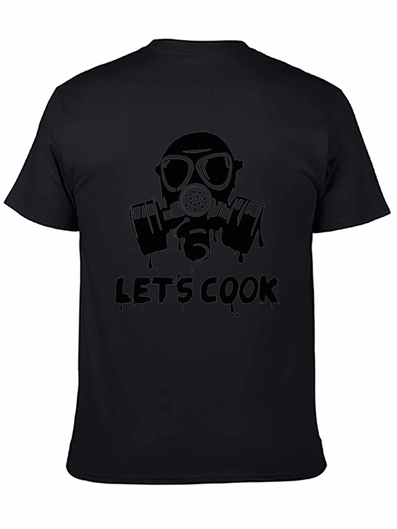 Lets Cook T-Shirt - Gas Mask Design