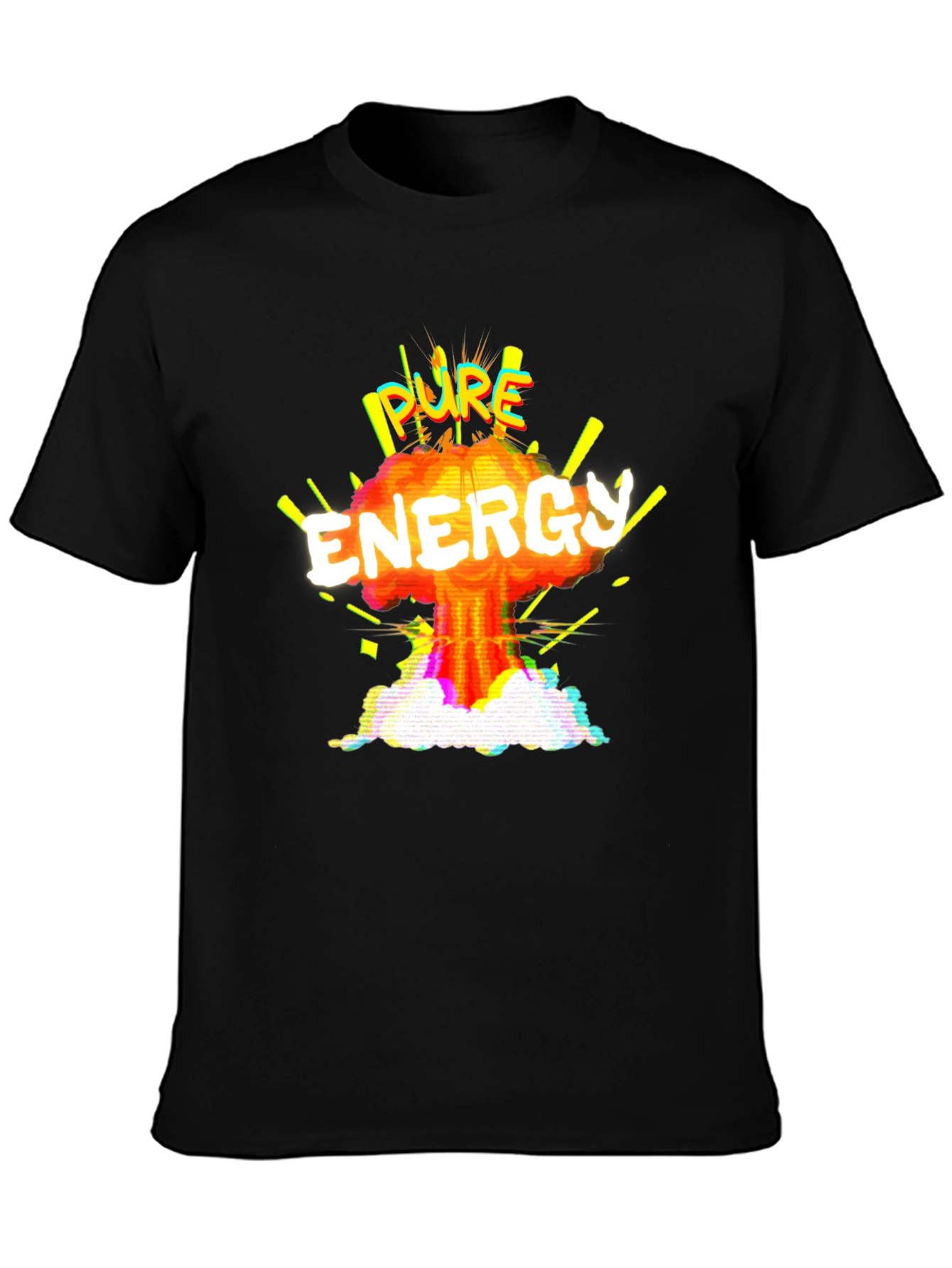 Pure Energy Graphic Tee - Bold & Vibrant Design