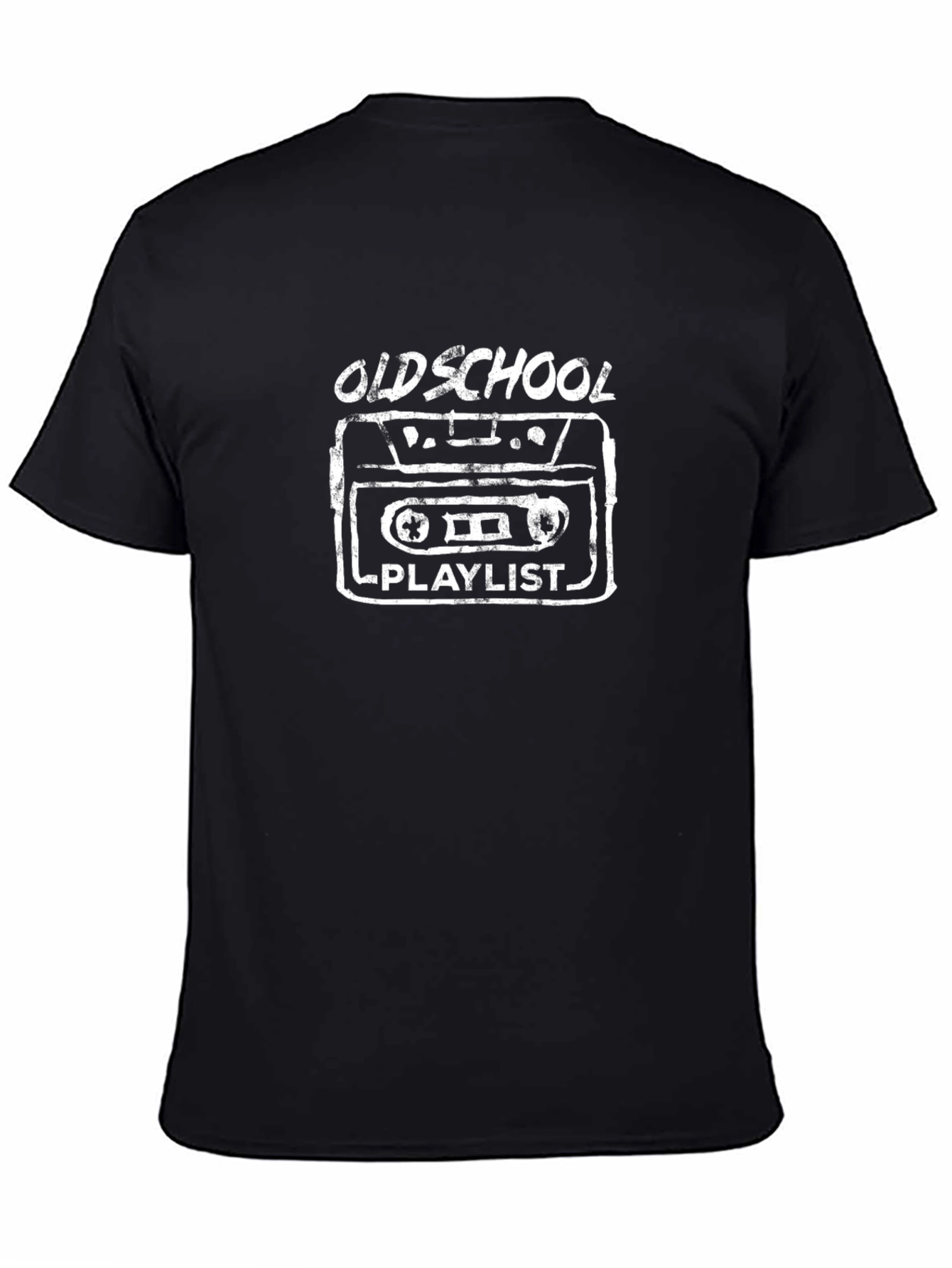 Oldschool Playlist Cassette Tape T-Shirt