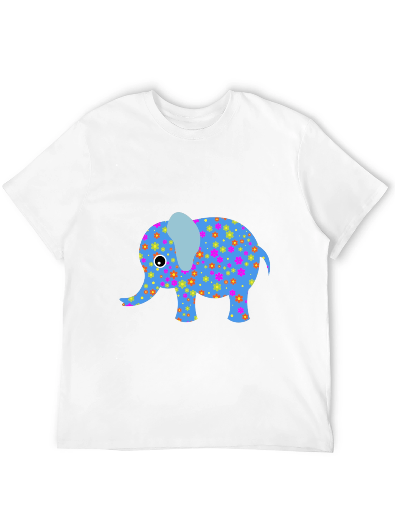 Elephant Graphic Tee - Stylish Black T-Shirt