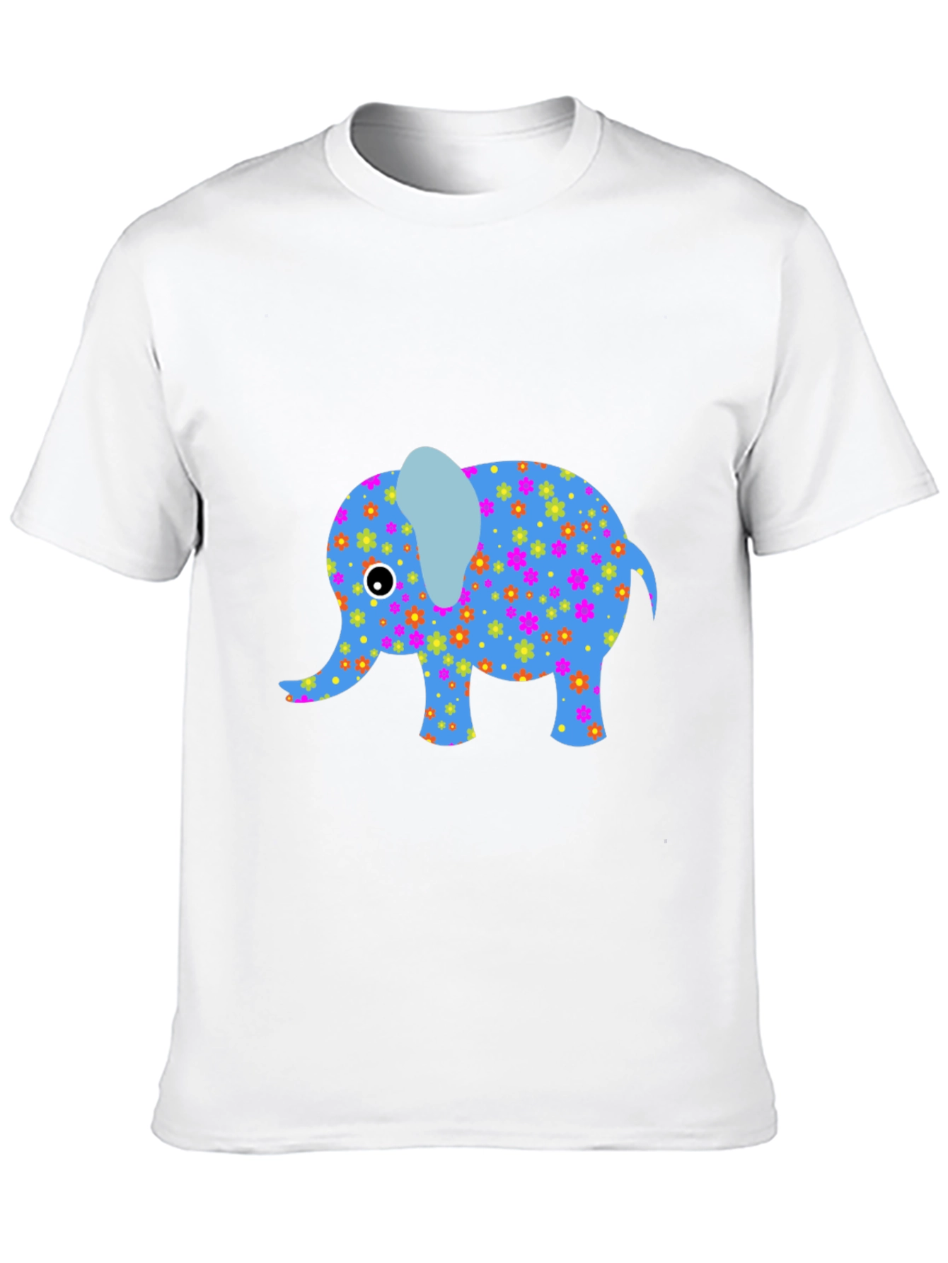 Elephant Graphic Tee - Stylish Black T-Shirt