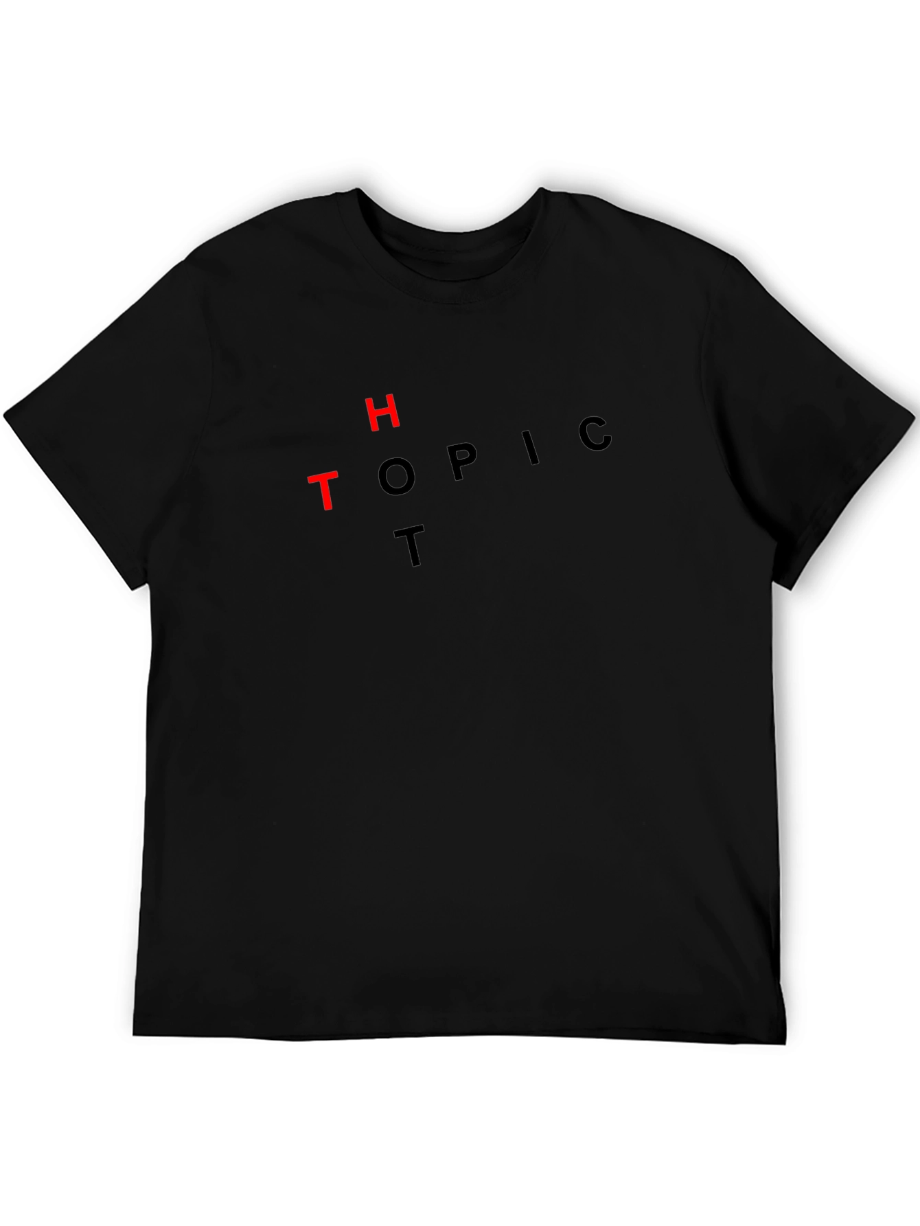 Hot Topic Graphic Tee - Black Cotton