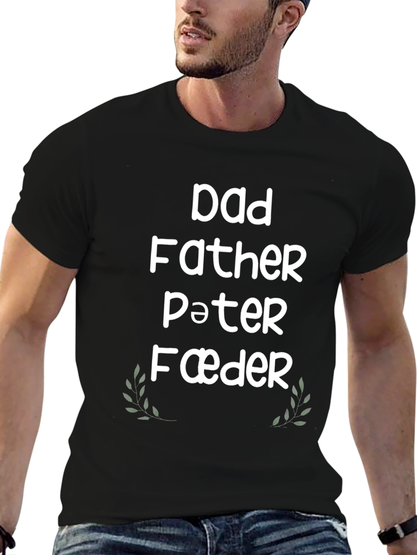 Dad Father Pater Faeder T-Shirt - Black