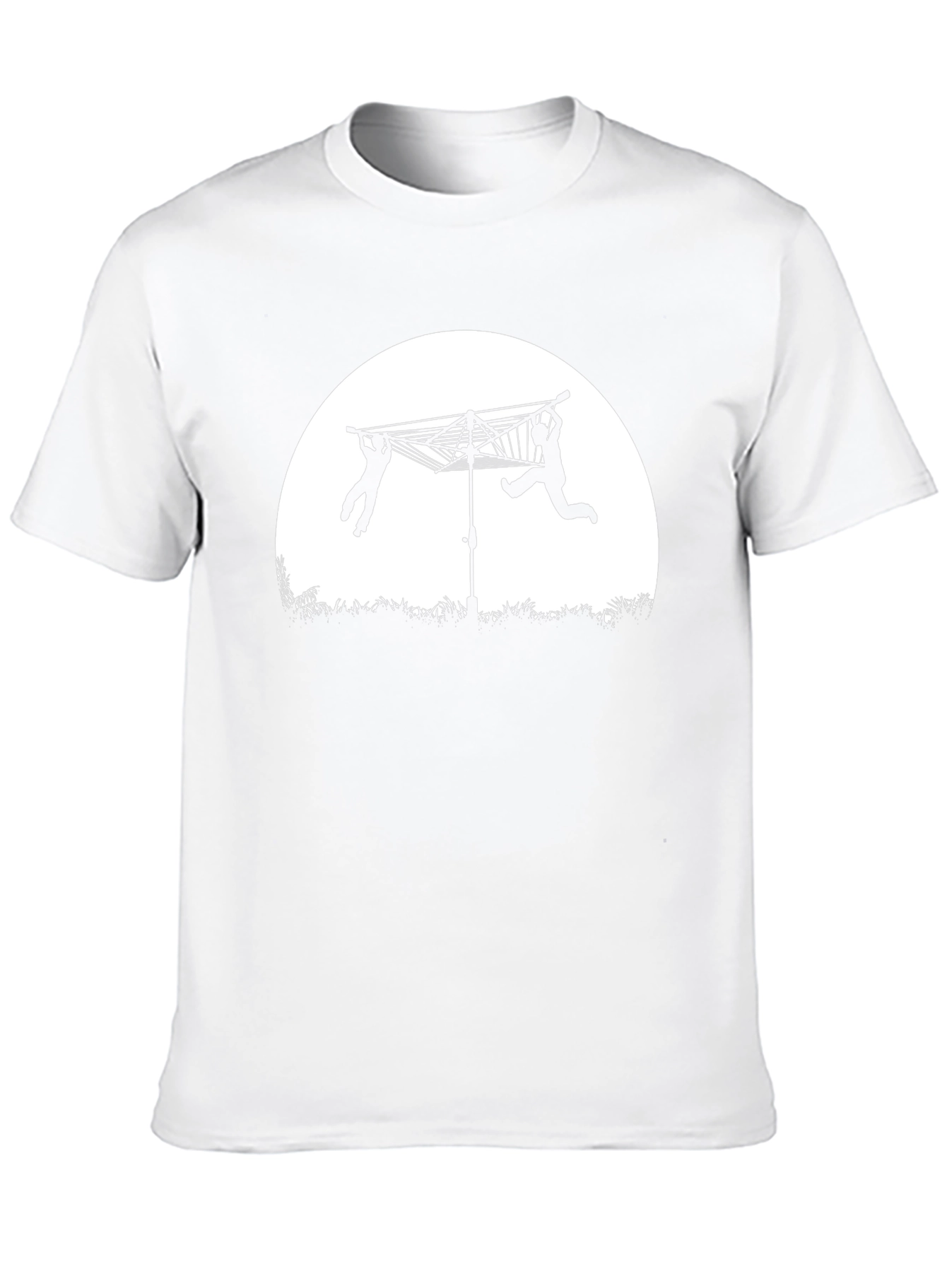 Funny Clothesline Silhouette T-Shirt