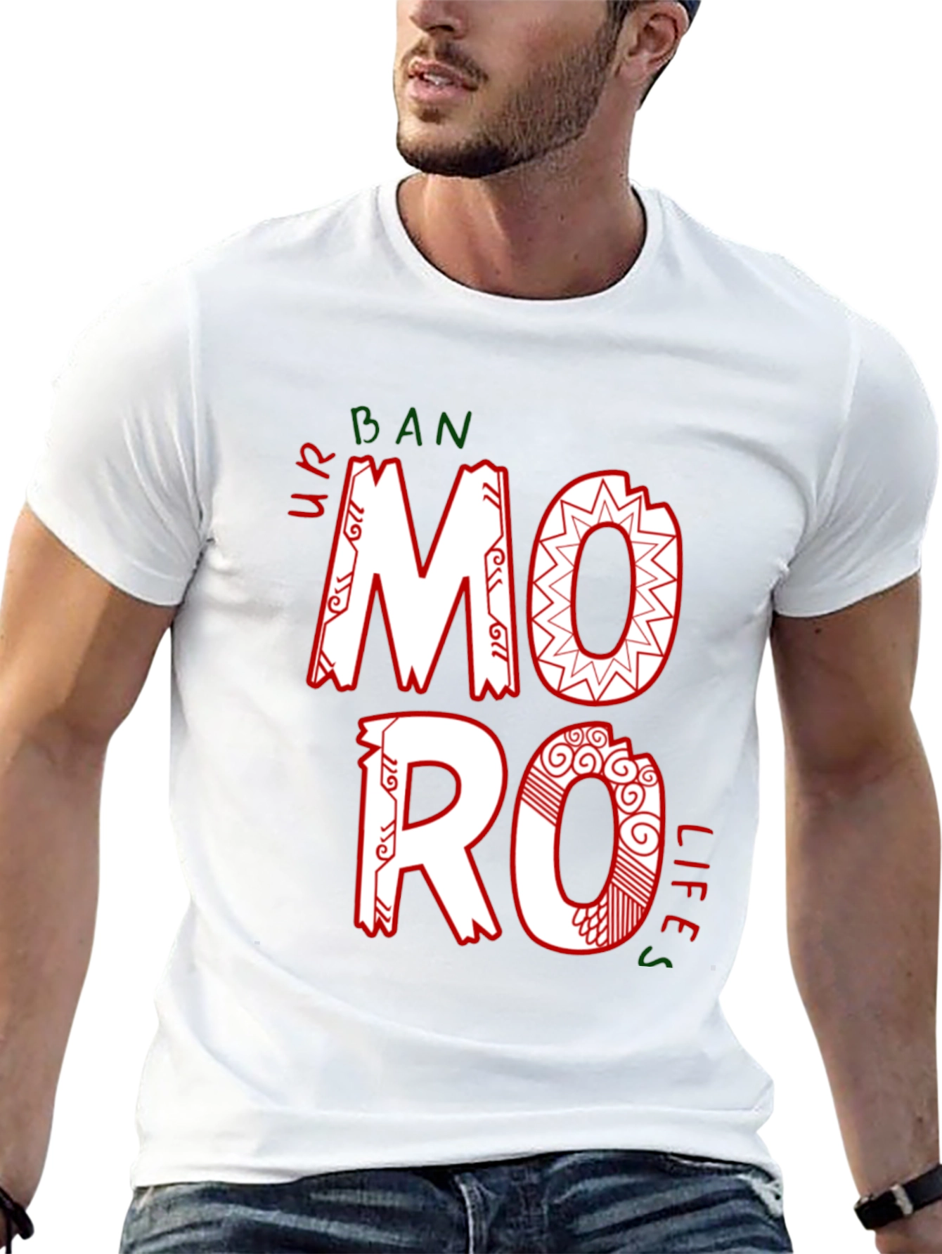Urban Moro Lifes Black Graphic Tee