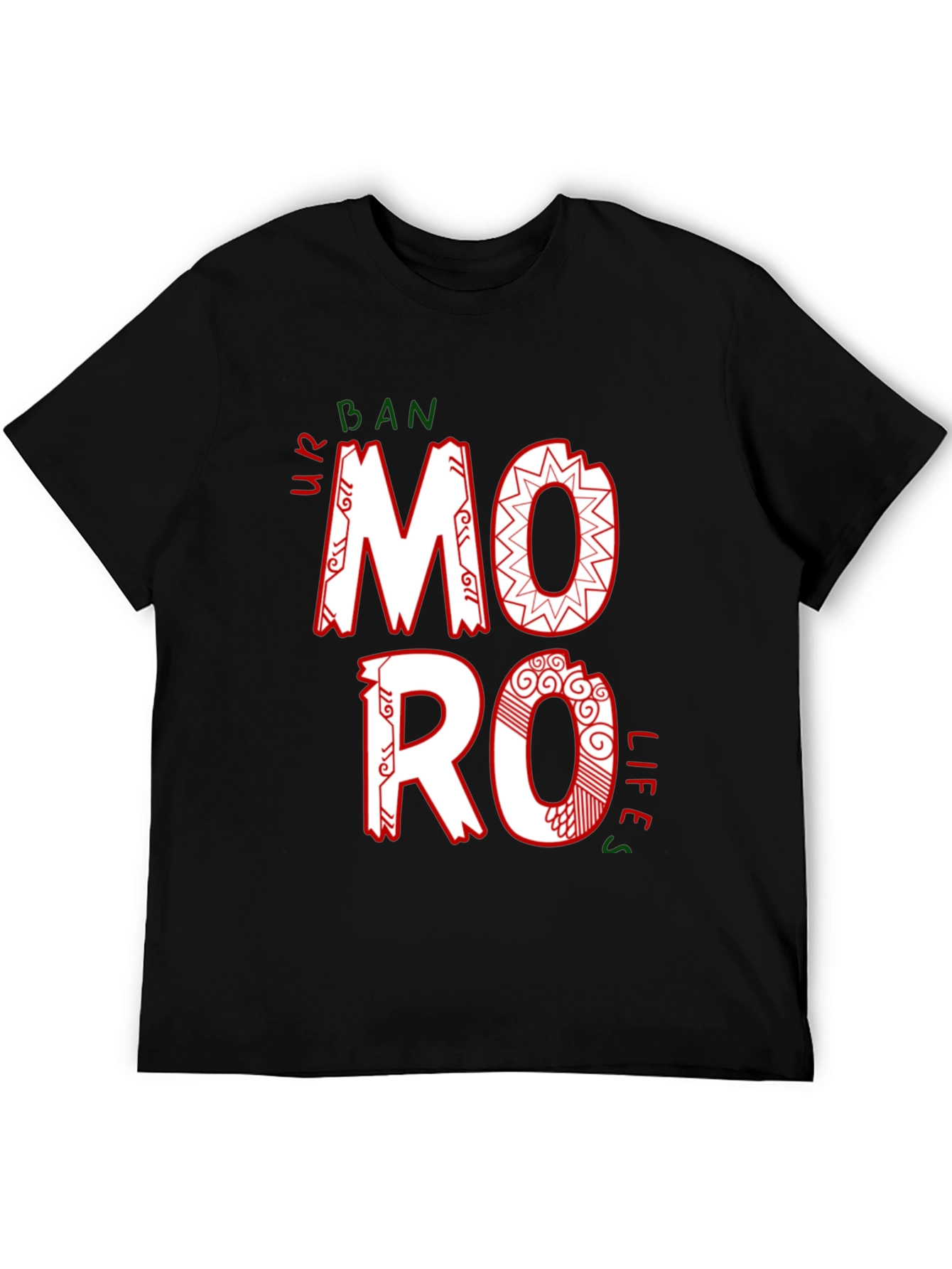 Urban Moro Lifes Black Graphic Tee