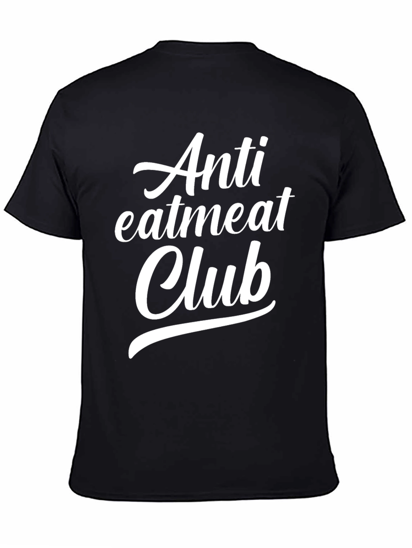 Anti Eatmeat Club Black T-Shirt