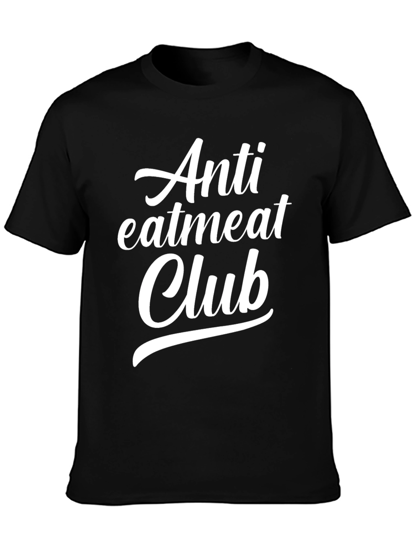 Anti Eatmeat Club Black T-Shirt