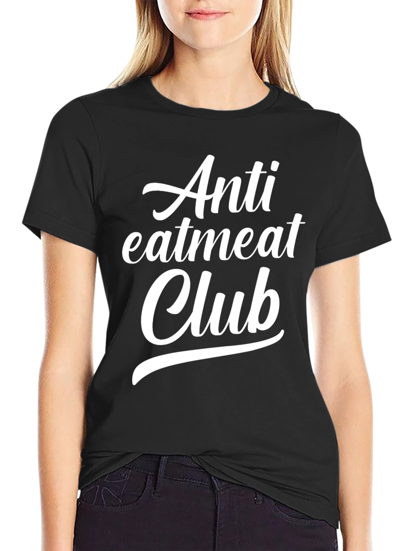 Anti Eatmeat Club Black T-Shirt