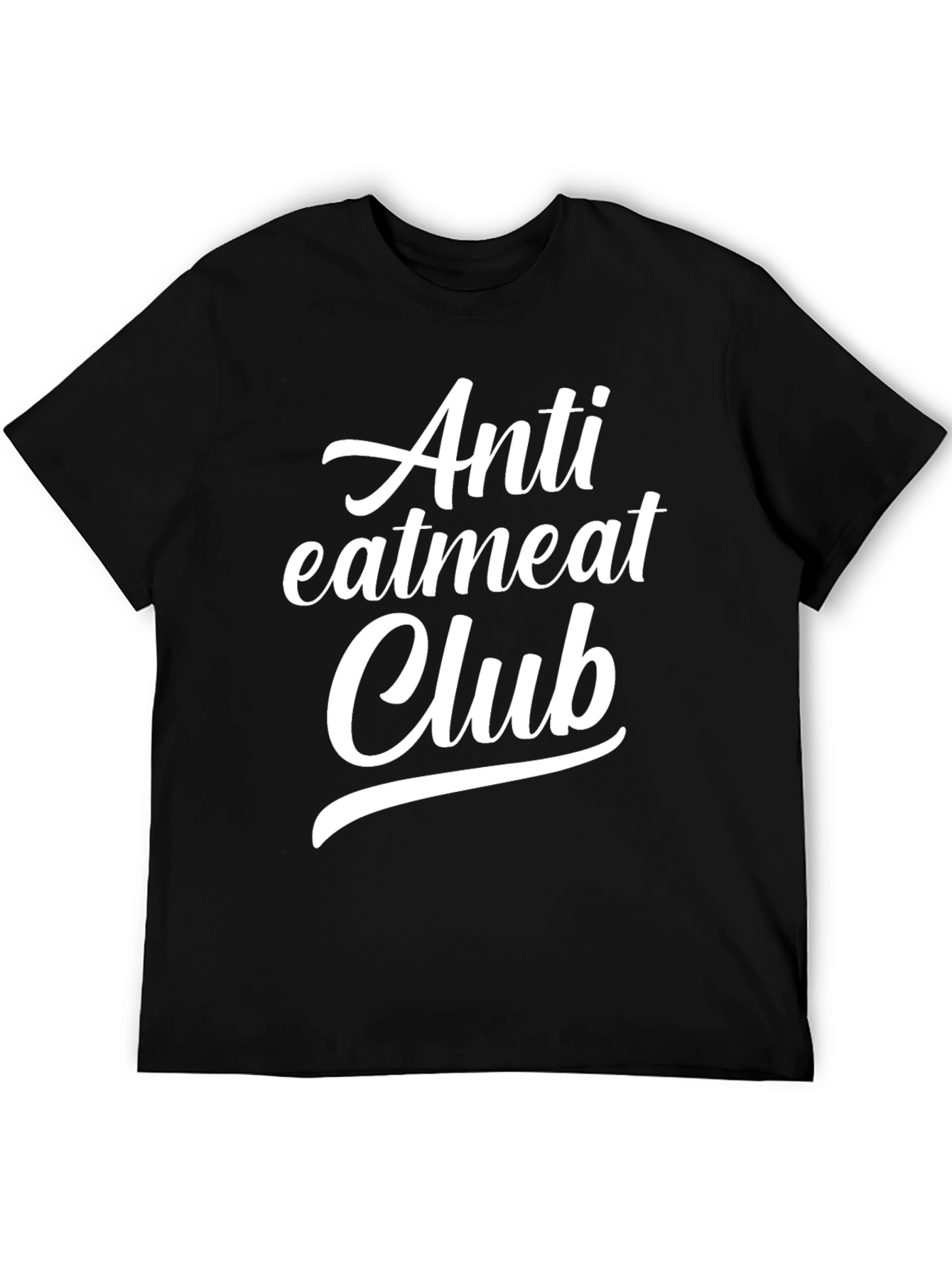 Anti Eatmeat Club Black T-Shirt