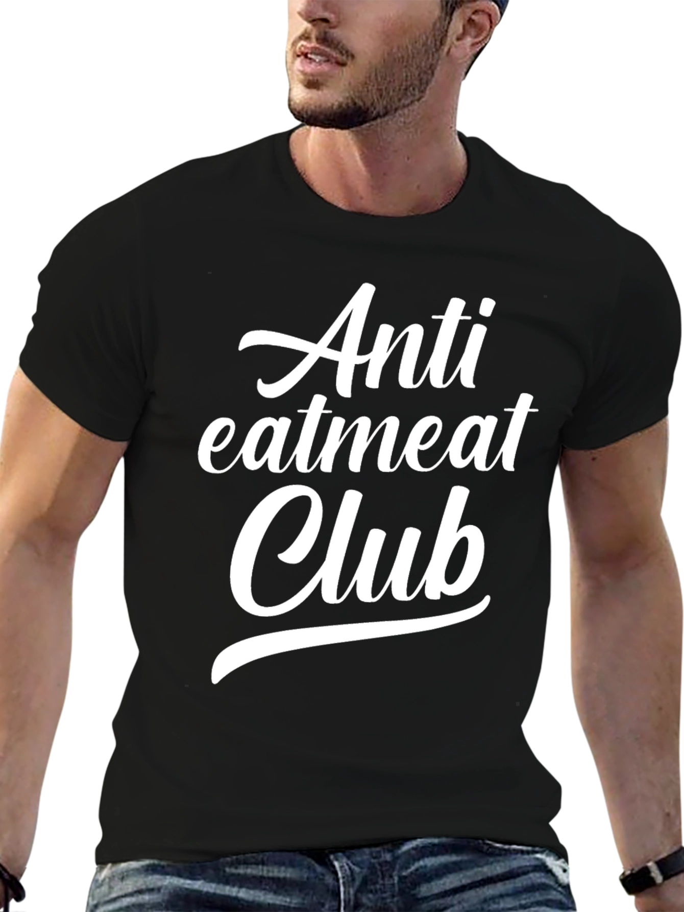 Anti Eatmeat Club Black T-Shirt