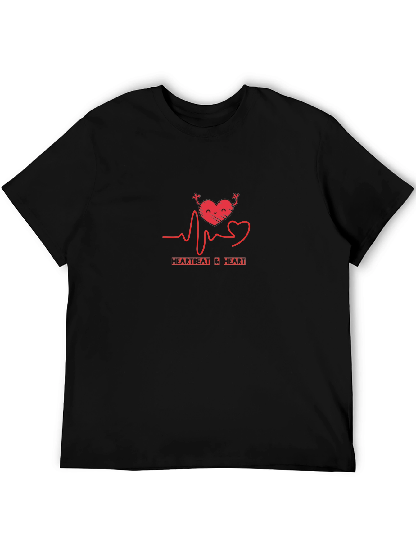 Heartbeat Heart Graphic T-Shirt