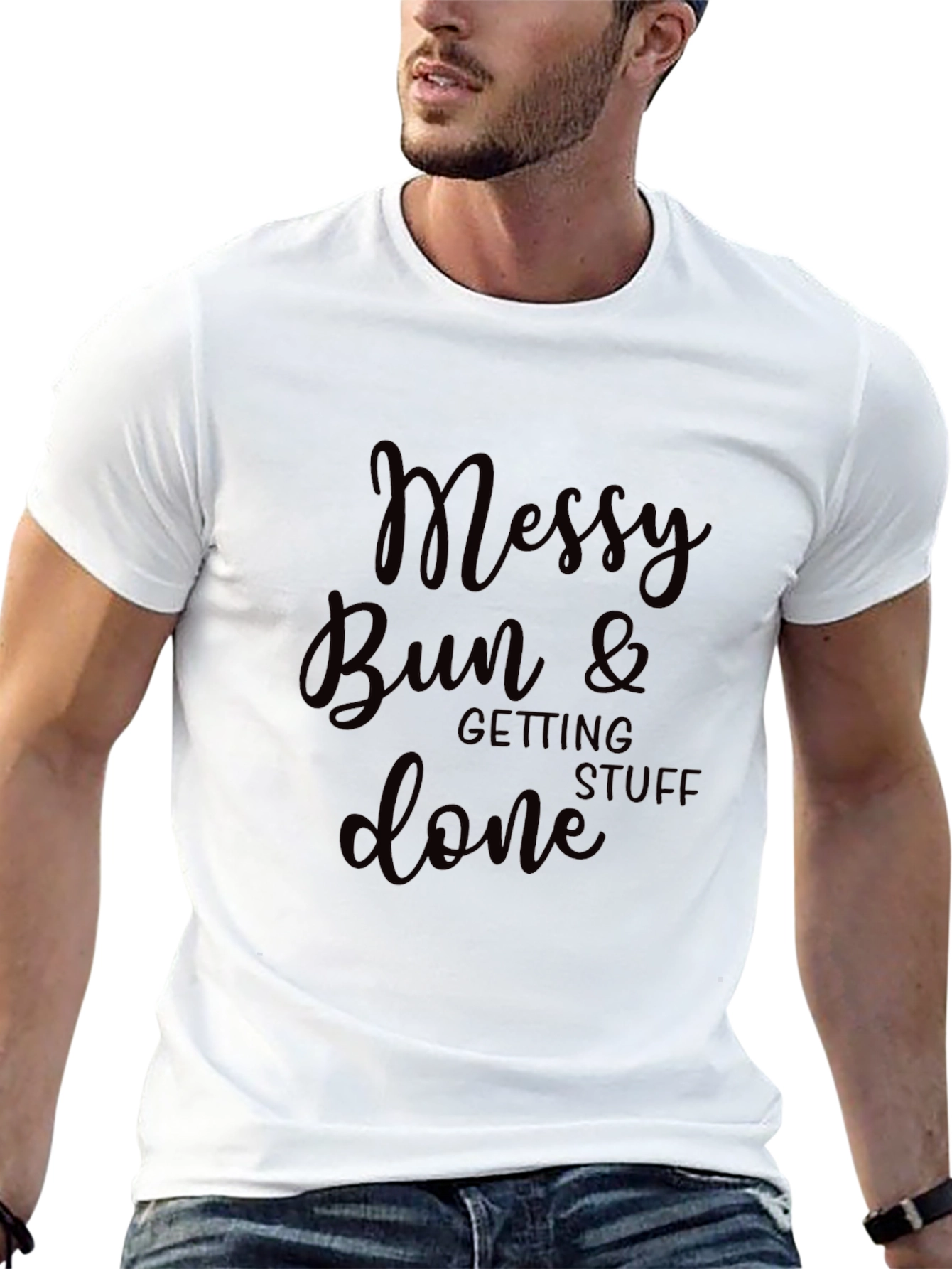 Messy Bun & Getting Stuff Done Graphic Tee