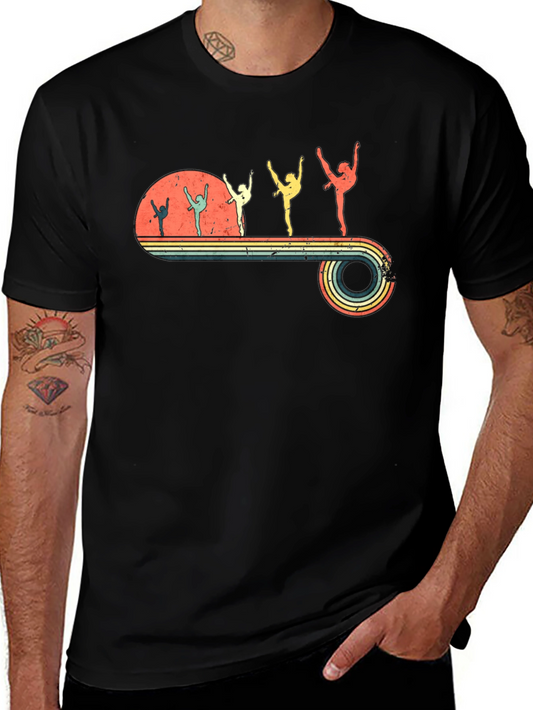 Vintage Ballet Dancer Silhouette T-Shirt