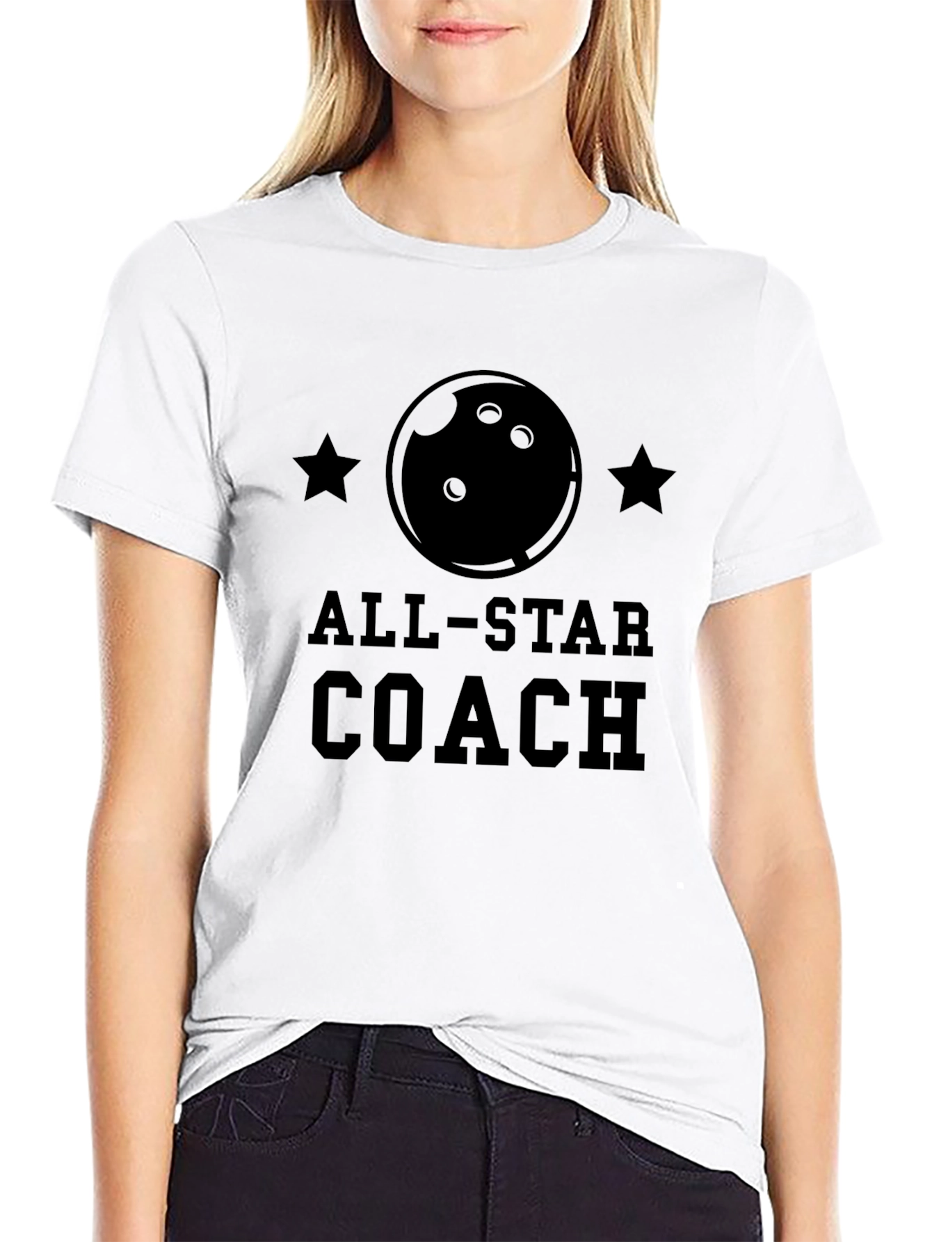 All-Star Coach Bowling T-Shirt | Strike Perfect Gift