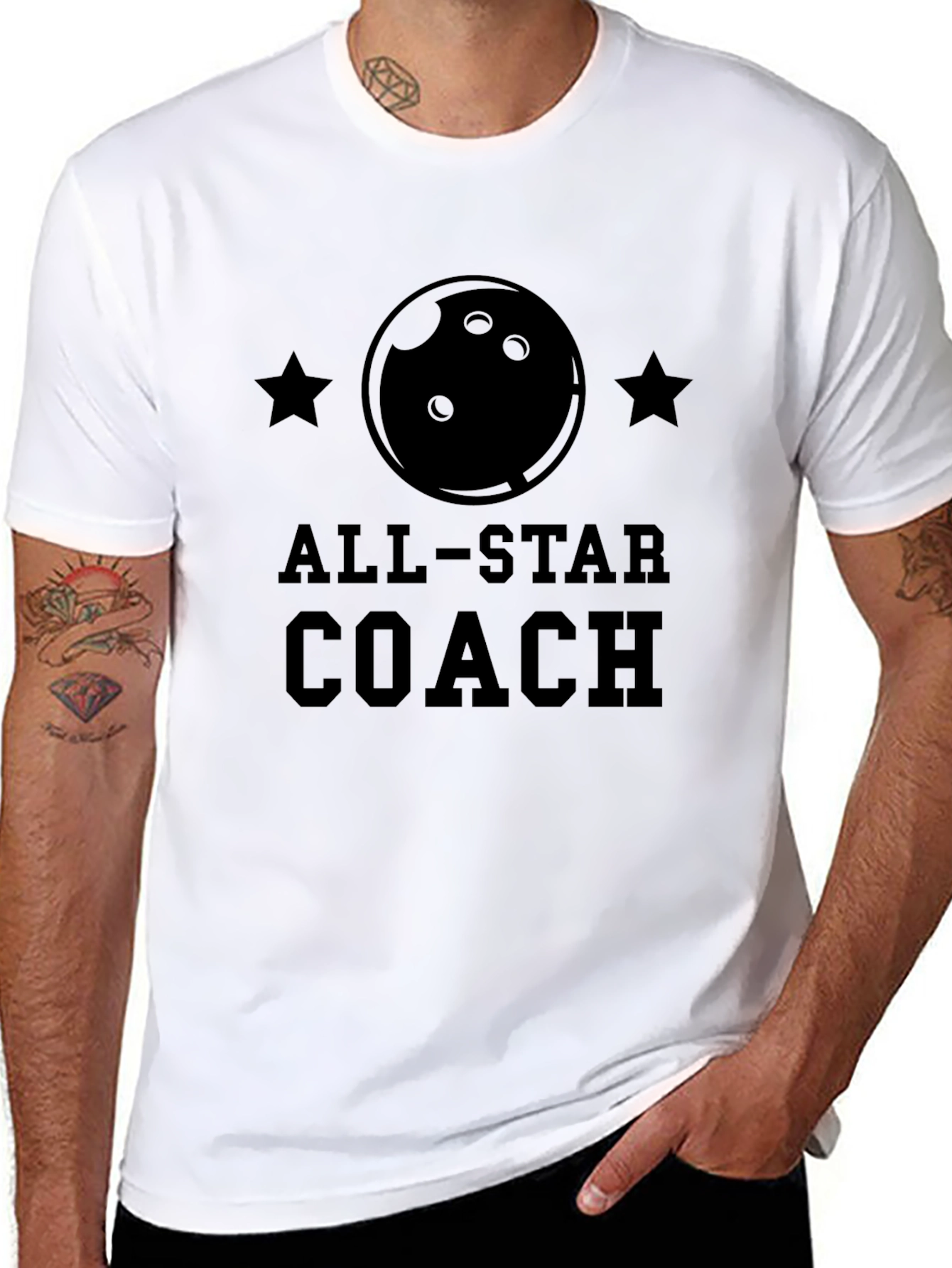All-Star Coach Bowling T-Shirt | Strike Perfect Gift