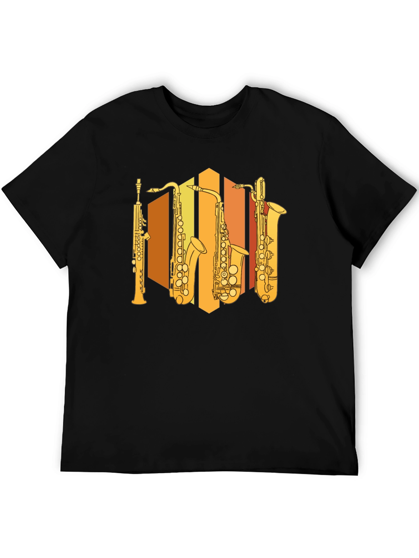 Saxophone Instrument Graphic T-Shirt
