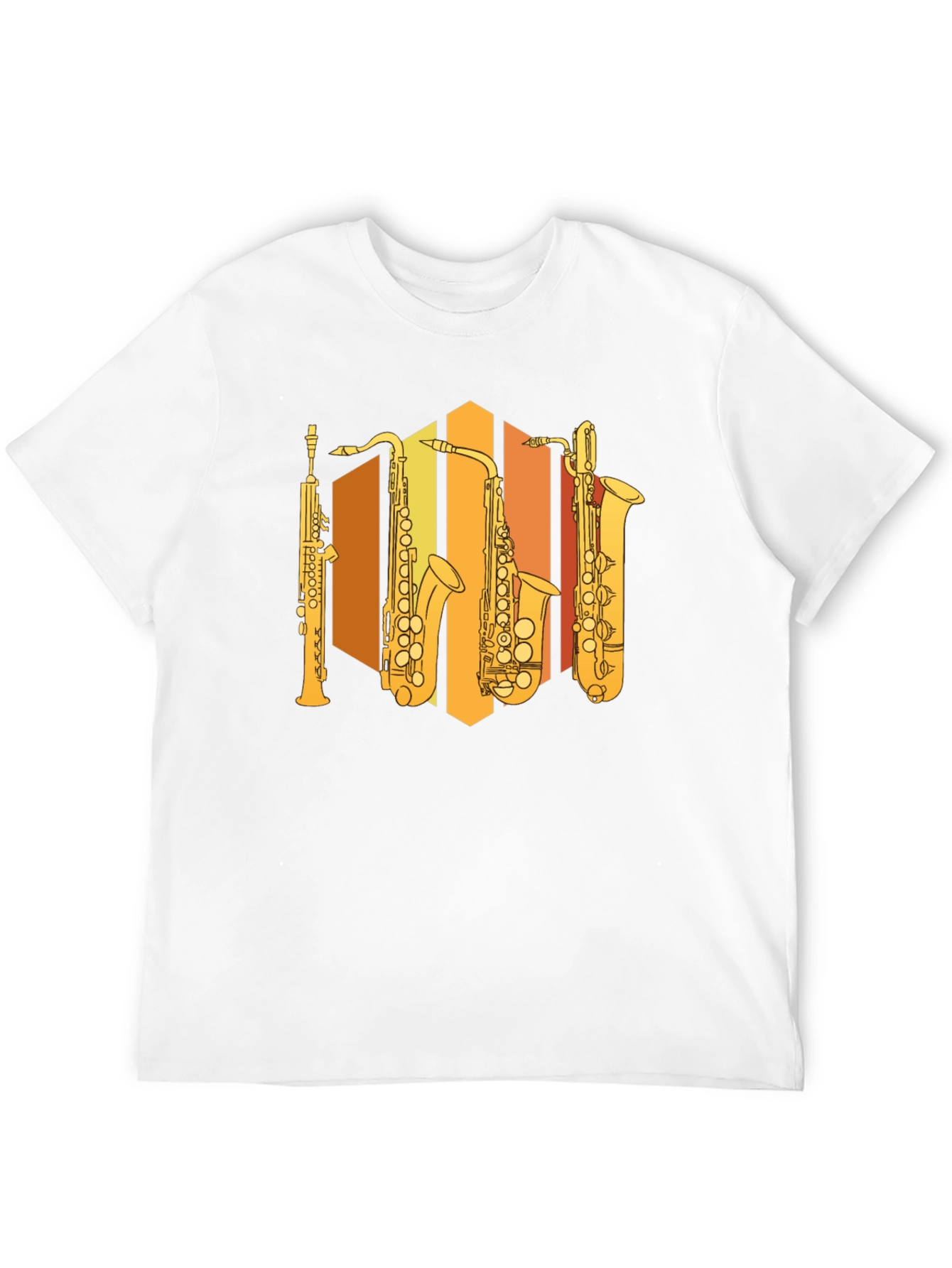 Saxophone Instrument Graphic T-Shirt