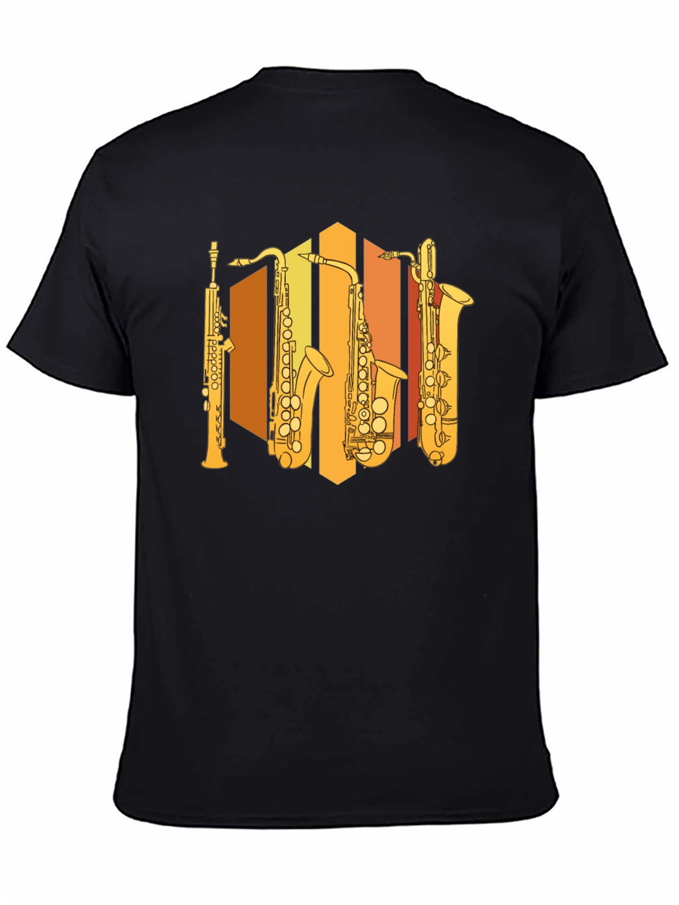 Saxophone Instrument Graphic T-Shirt