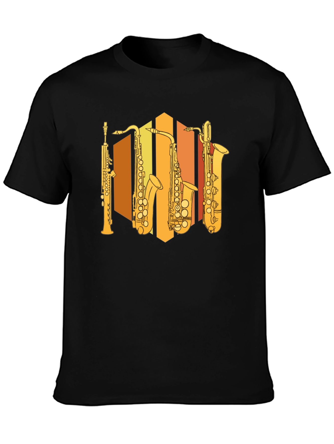 Saxophone Instrument Graphic T-Shirt