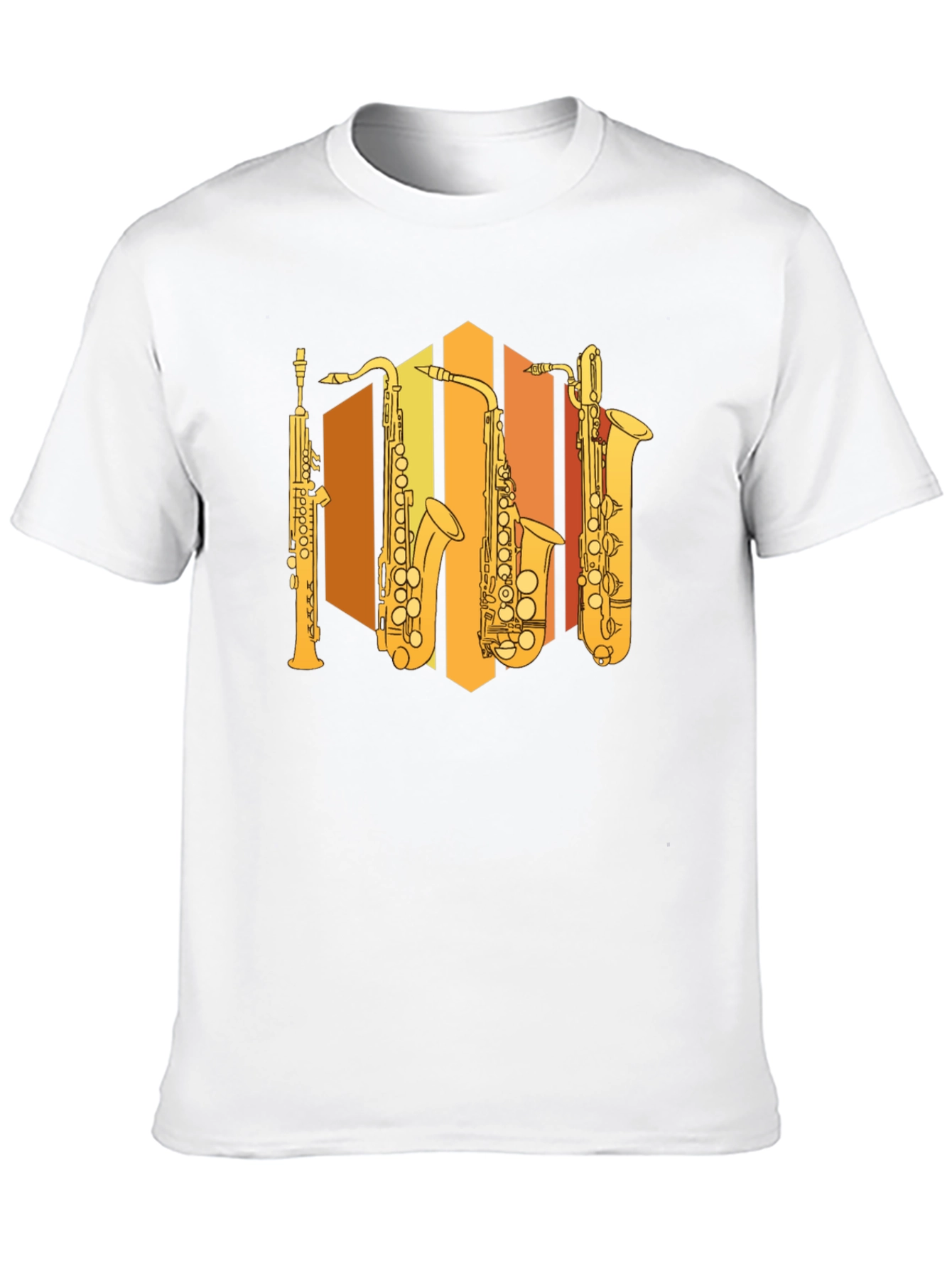 Saxophone Instrument Graphic T-Shirt