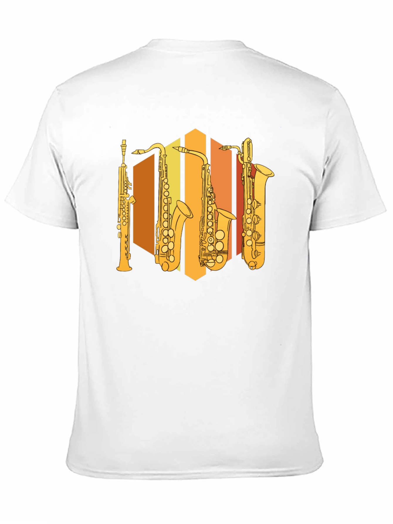Saxophone Instrument Graphic T-Shirt
