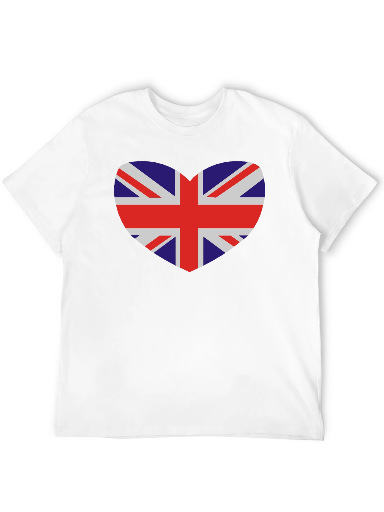 Union Jack Heart T-Shirt - Black