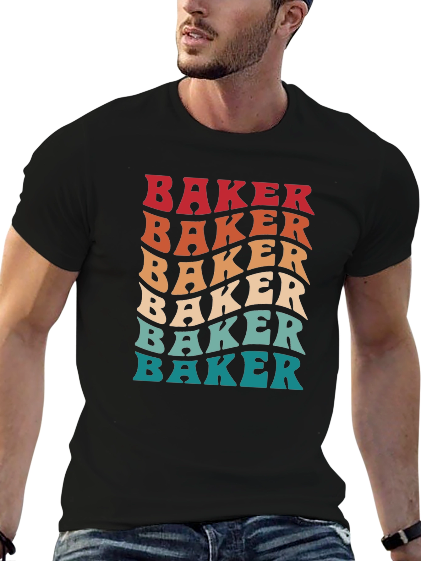 Retro Baker Graphic T-Shirt