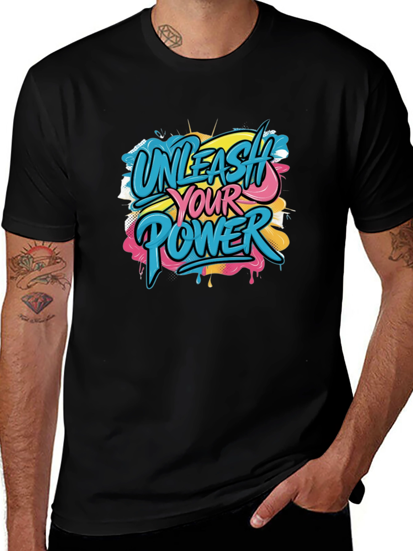 Unleash Your Power Graphic T-Shirt - Mens