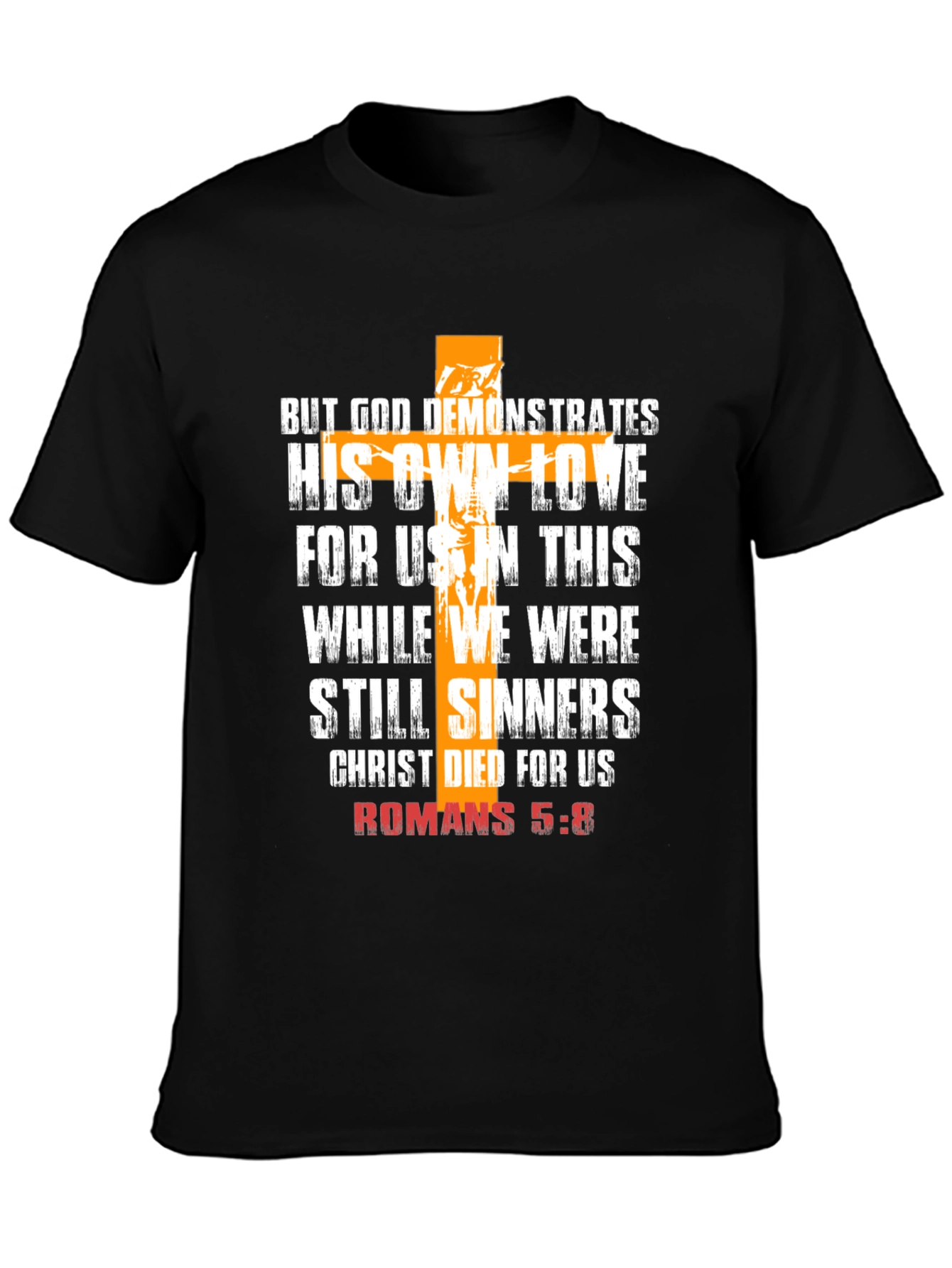 Christian Romans 5:8 Graphic Tee