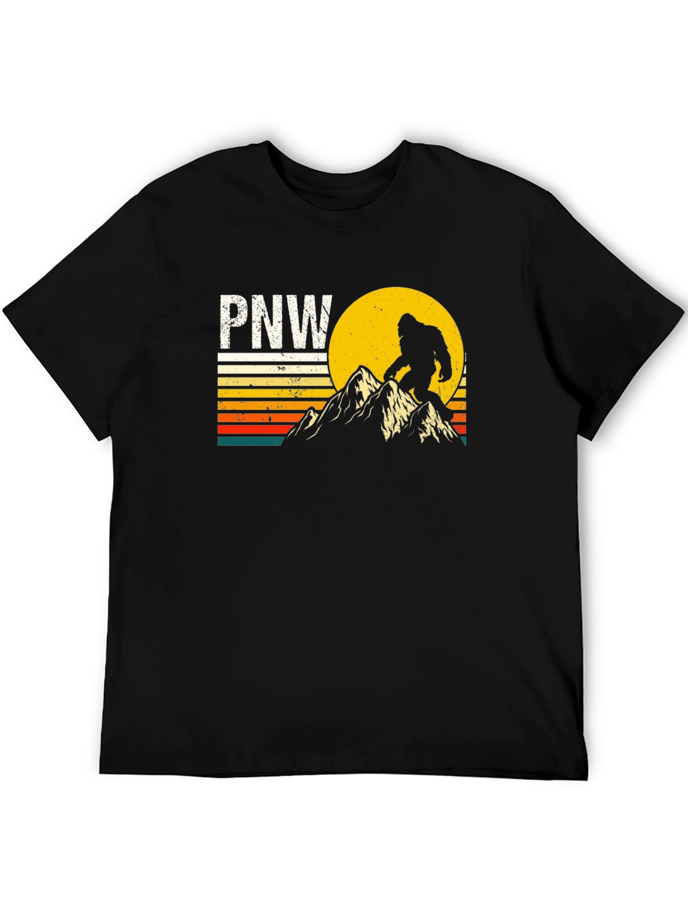 PNW Bigfoot T-Shirt - Pacific Northwest Adventure Tee
