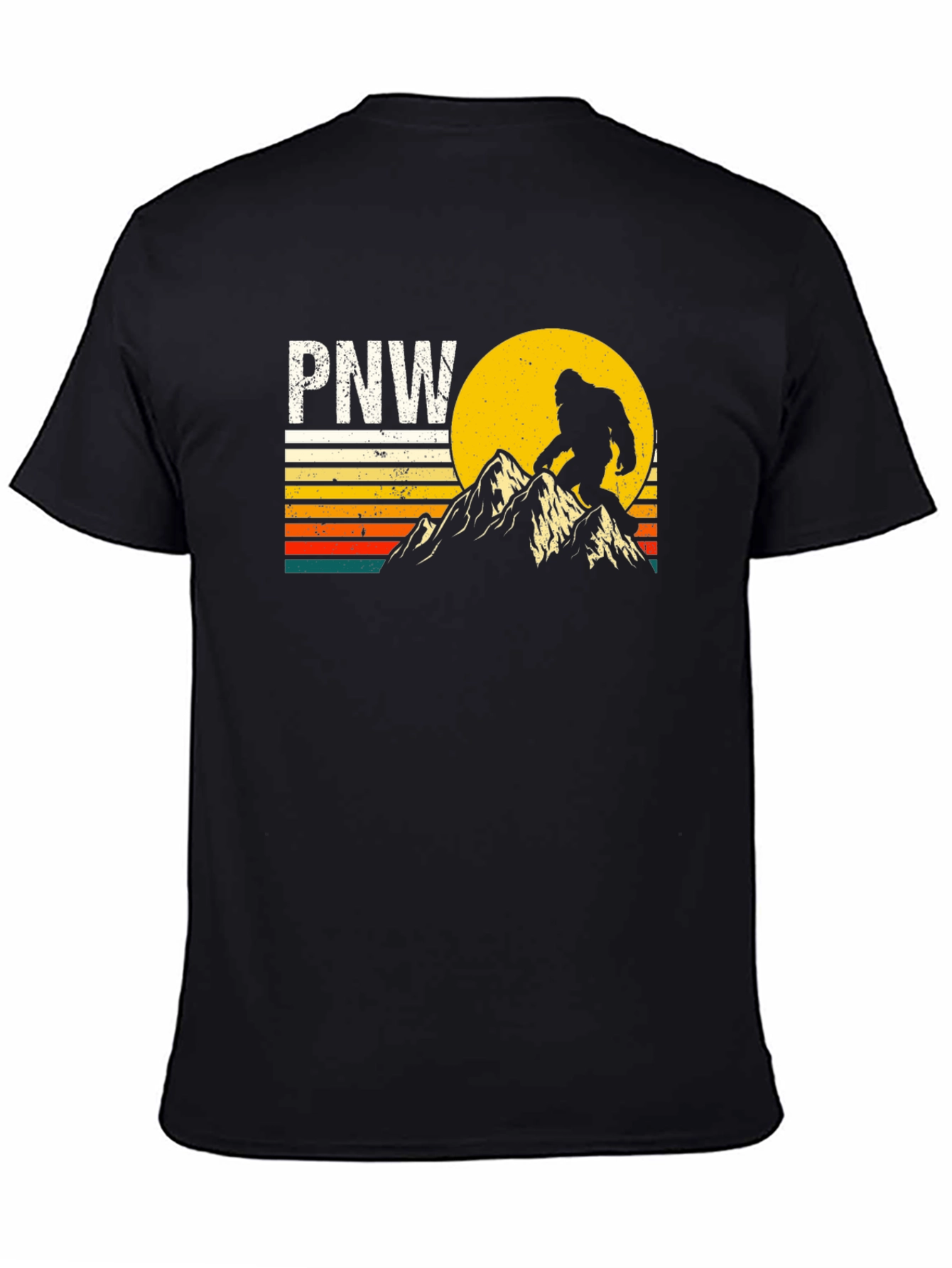 PNW Bigfoot T-Shirt - Pacific Northwest Adventure Tee