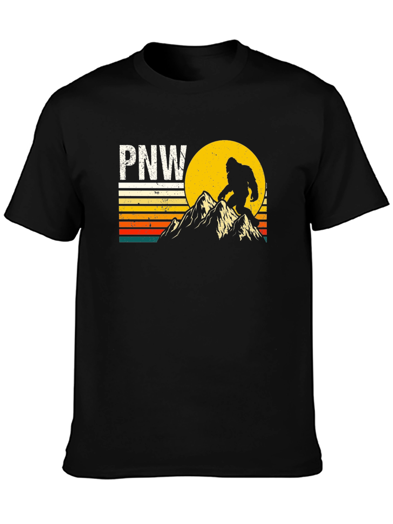 PNW Bigfoot T-Shirt - Pacific Northwest Adventure Tee