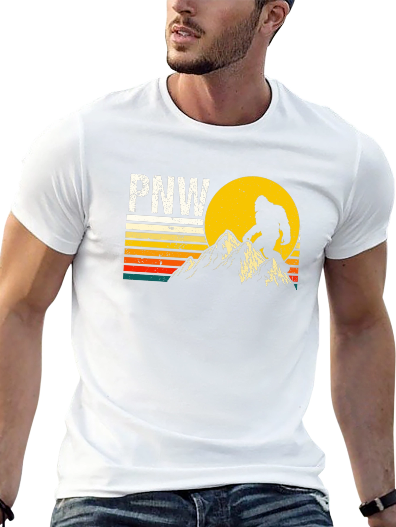 PNW Bigfoot T-Shirt - Pacific Northwest Adventure Tee