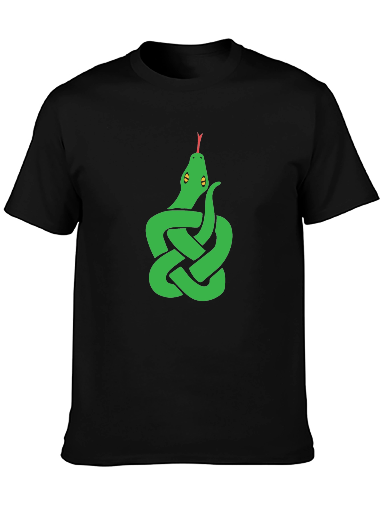 Knot Snake Graphic Tee - Black