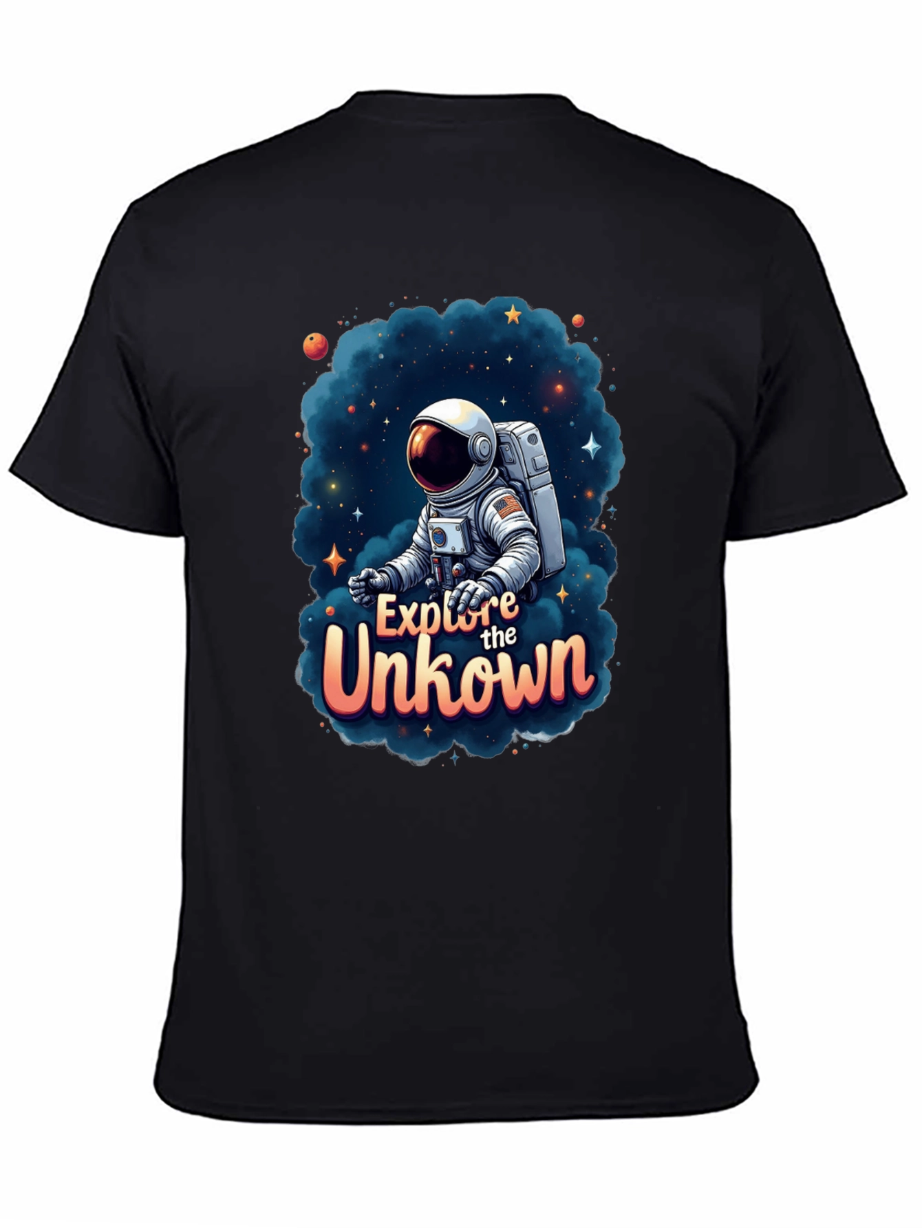 Explore the Unknown Astronaut Graphic Tee