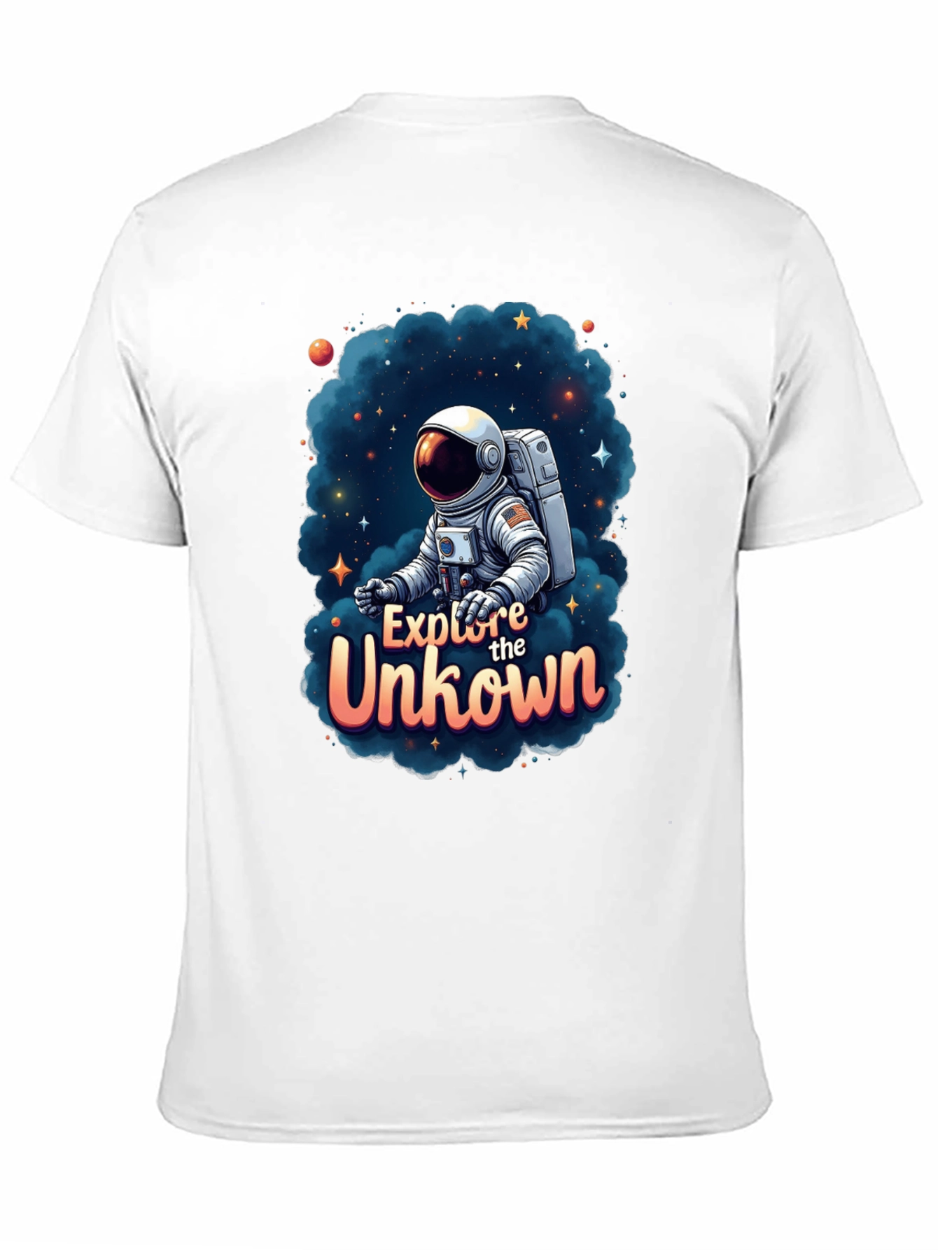 Explore the Unknown Astronaut Graphic Tee