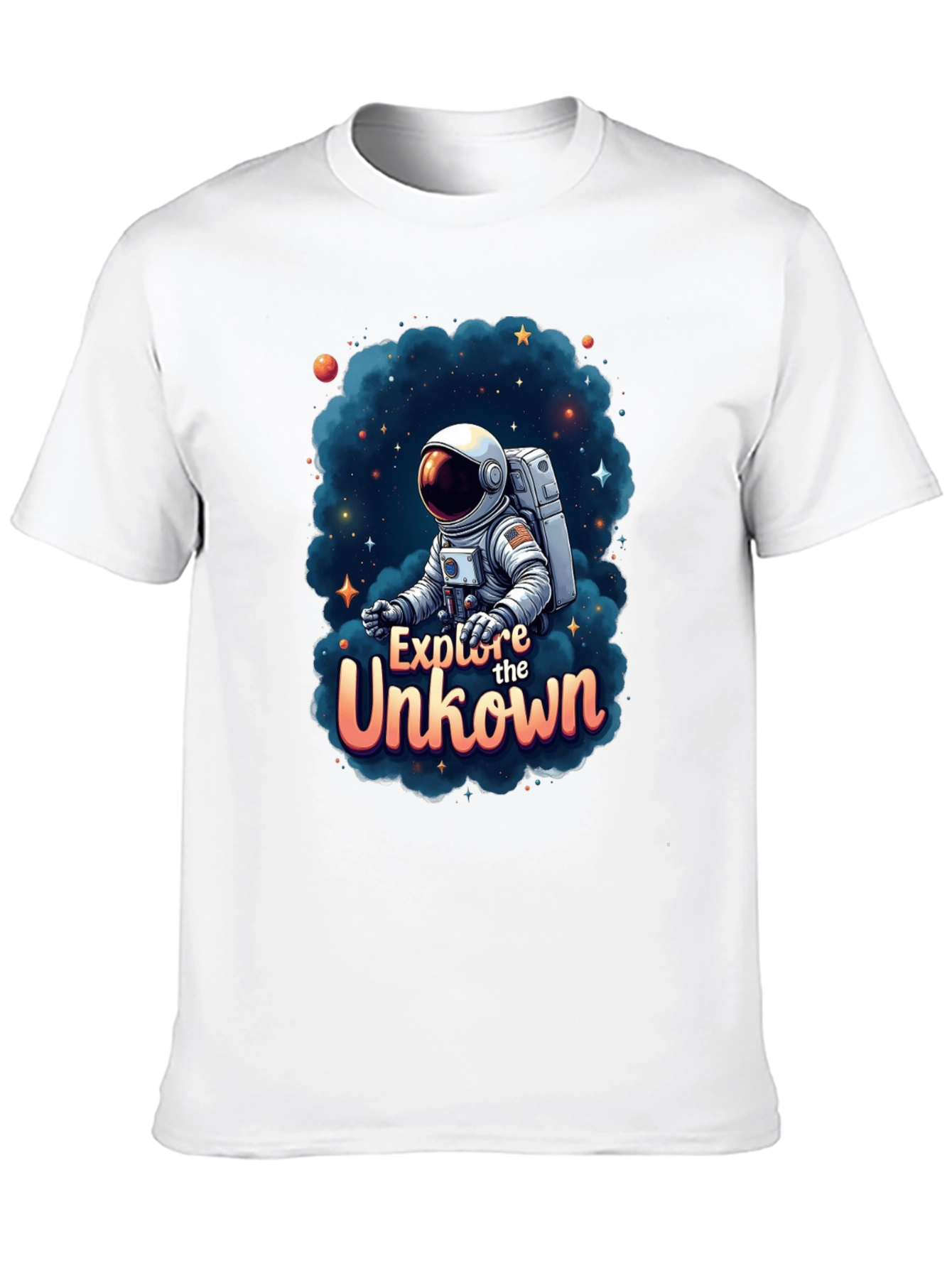 Explore the Unknown Astronaut Graphic Tee
