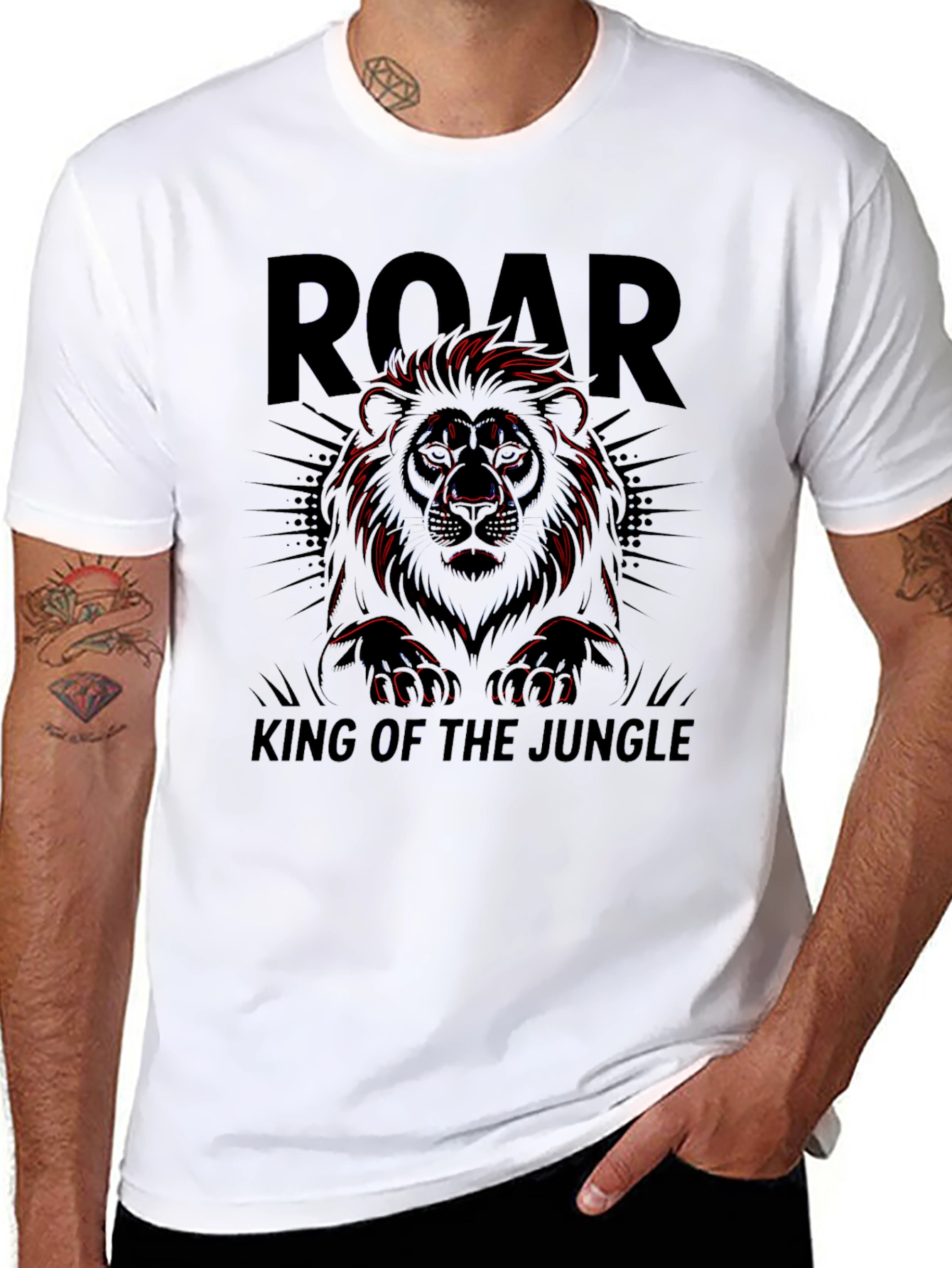 Roar King of the Jungle Graphic Tee
