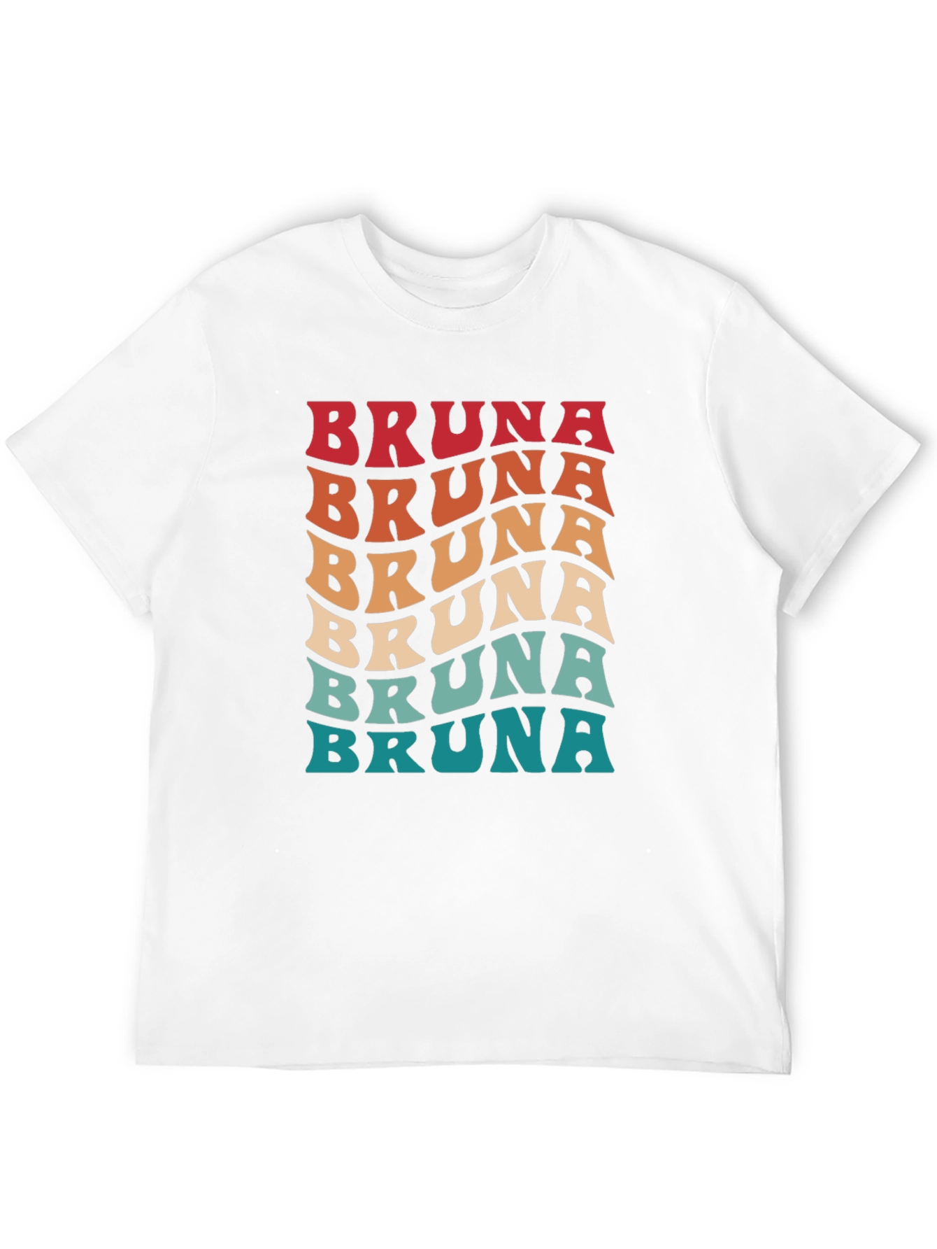 Retro Bruna Name T-Shirt