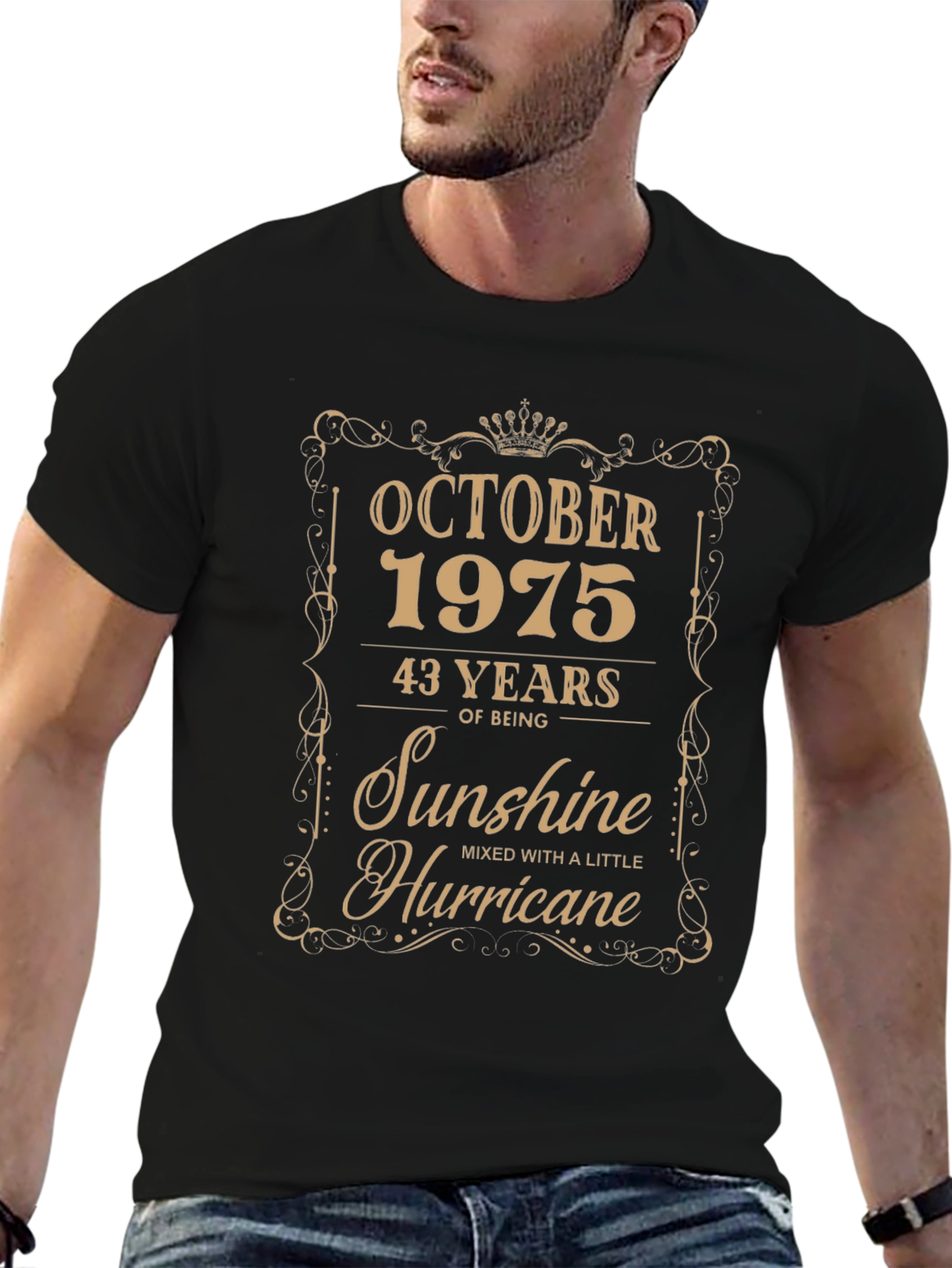 October 1975 T-Shirt - 43 Years Sunshine Hurricane