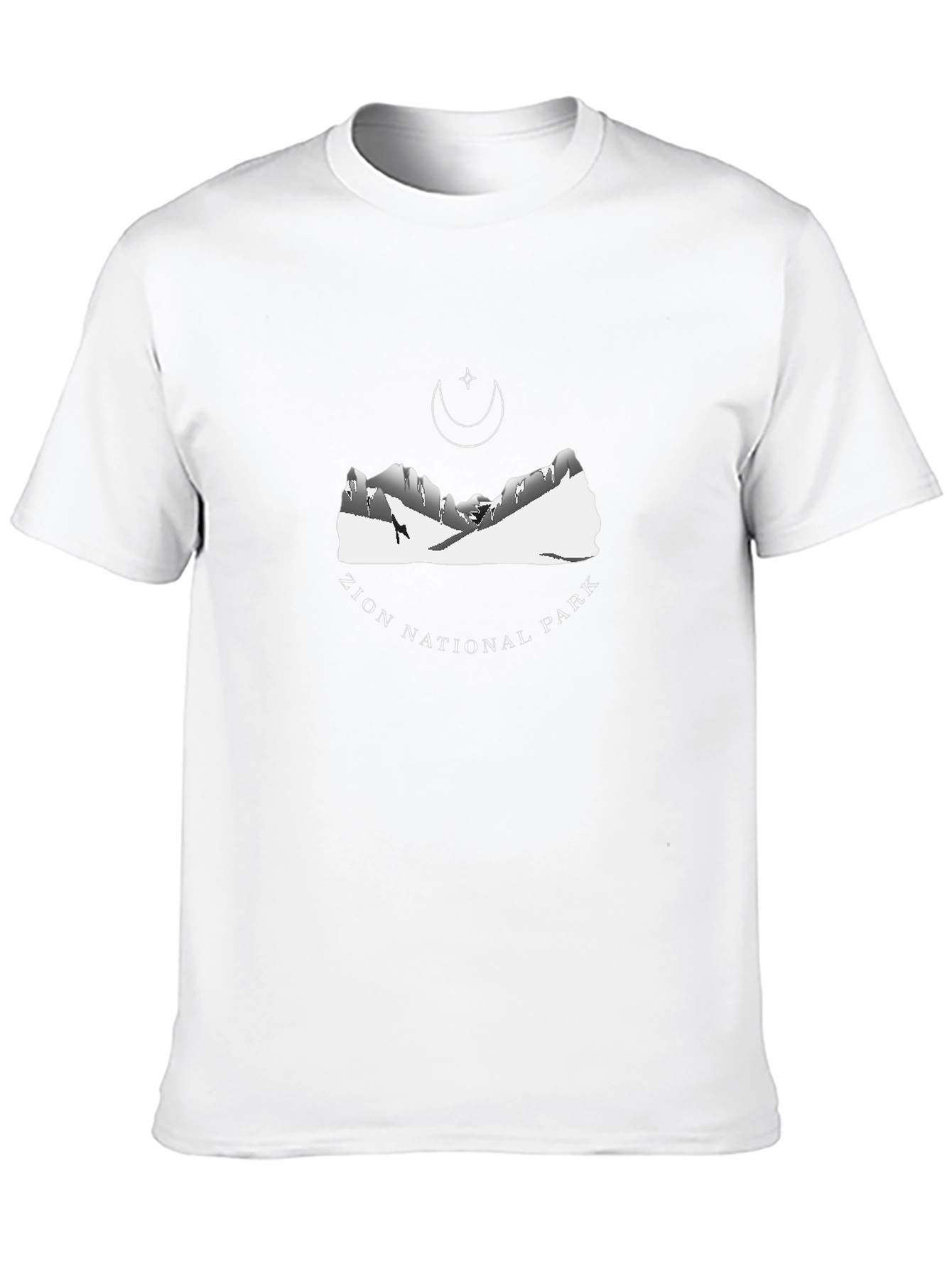 Zion National Park Graphic T-Shirt - Black
