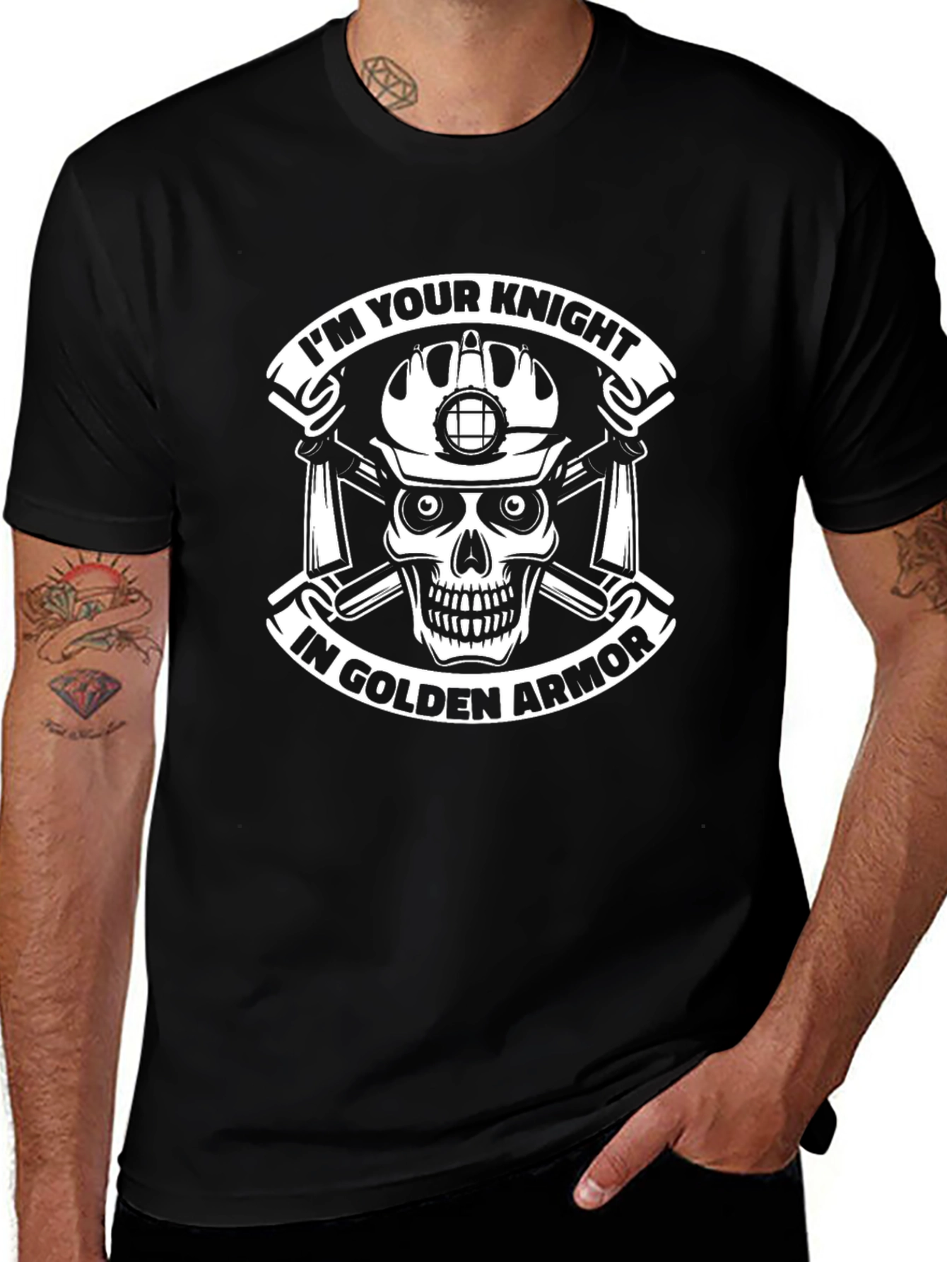 Im Your Knight in Golden Armor T-Shirt