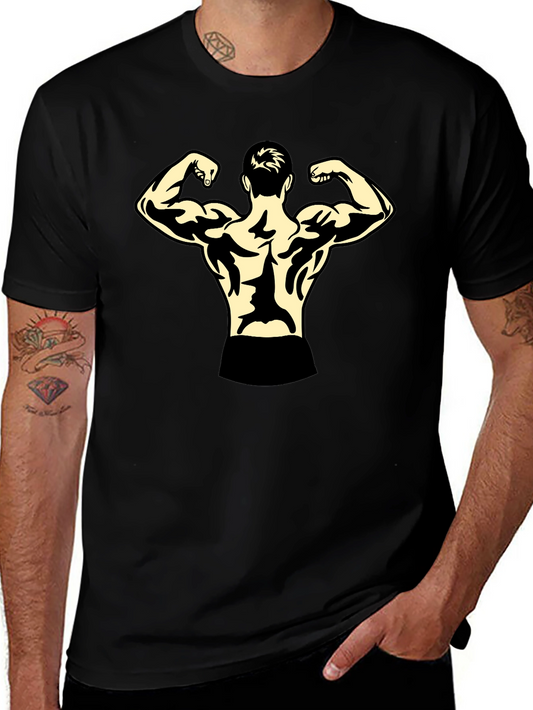 Black Bodybuilder Graphic Tee